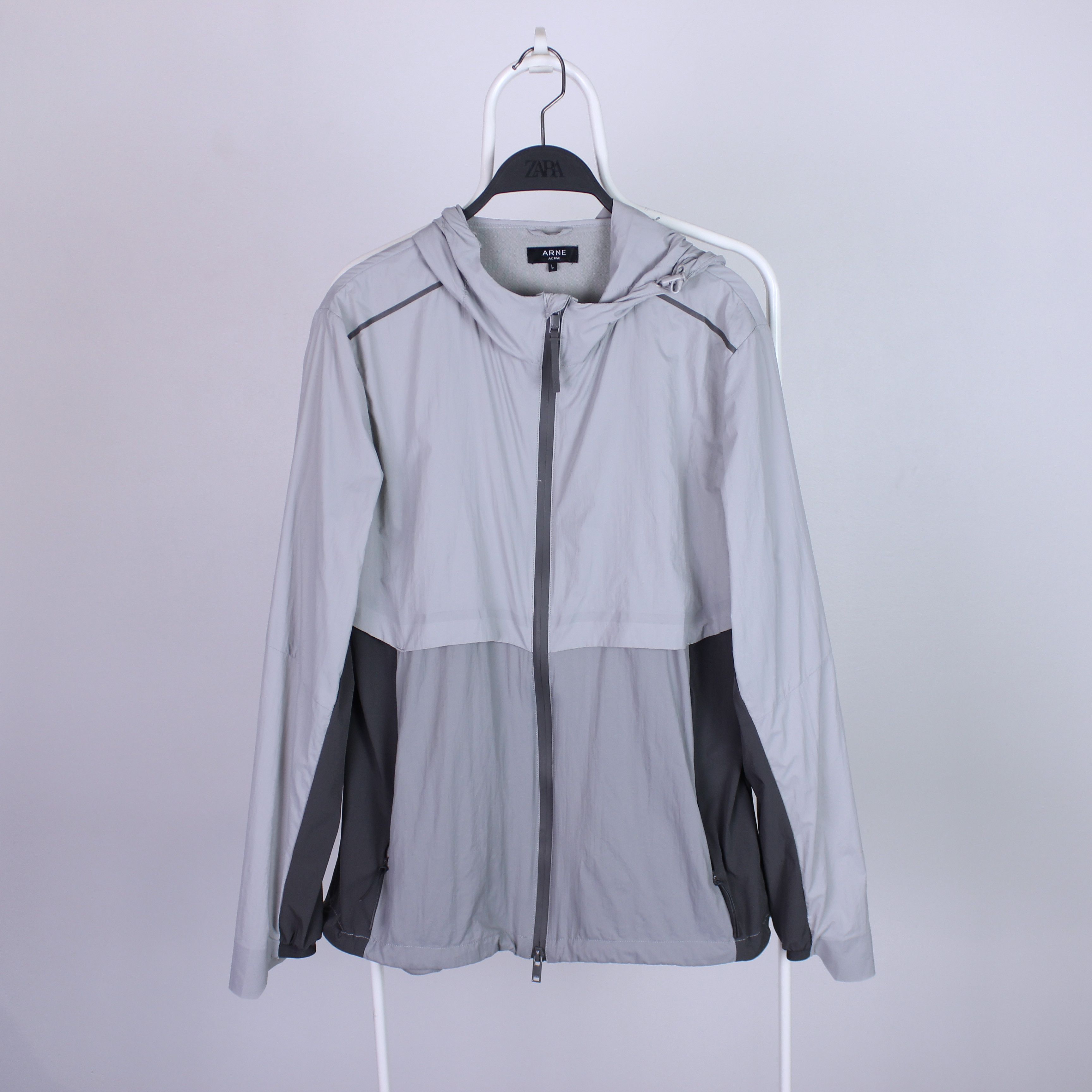 Vintage Arne active jacket men rarity run jckt M L gray Size US L / EU 52-54 / 3 - 2 Thumbnail