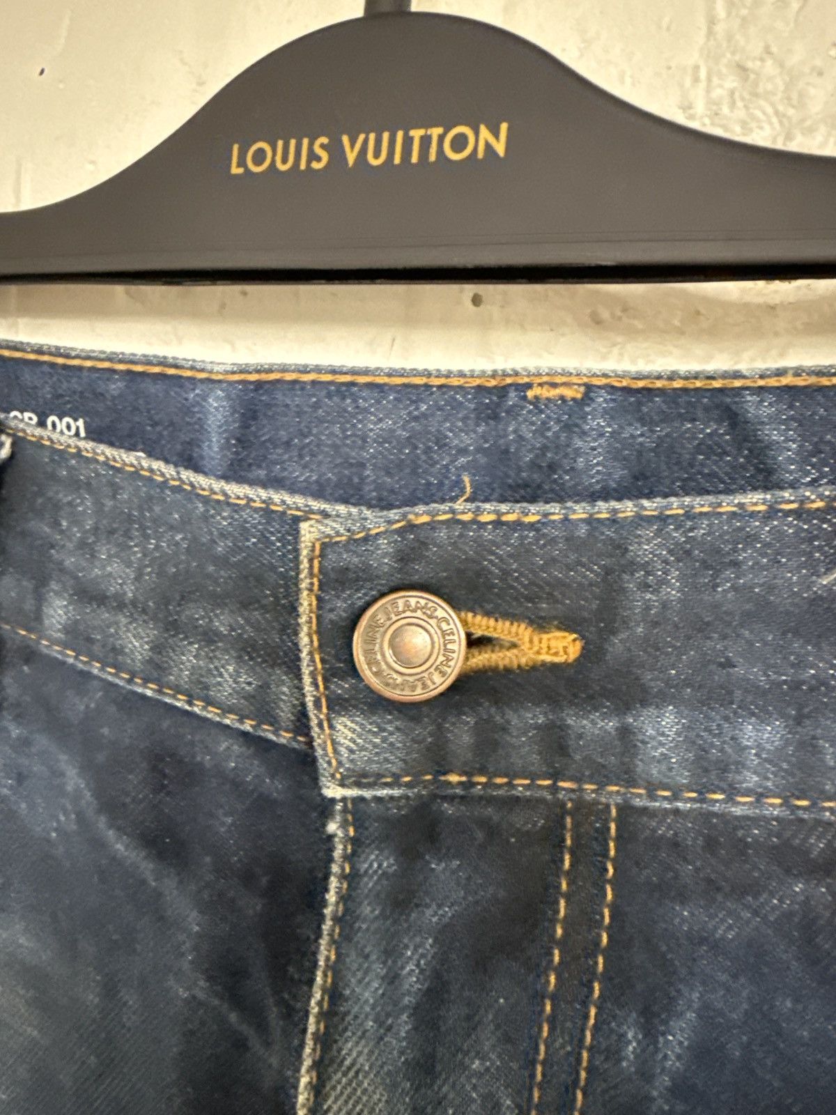 Celine Celine Dark Denim Jeans 31 Size US 31 - 5 Thumbnail