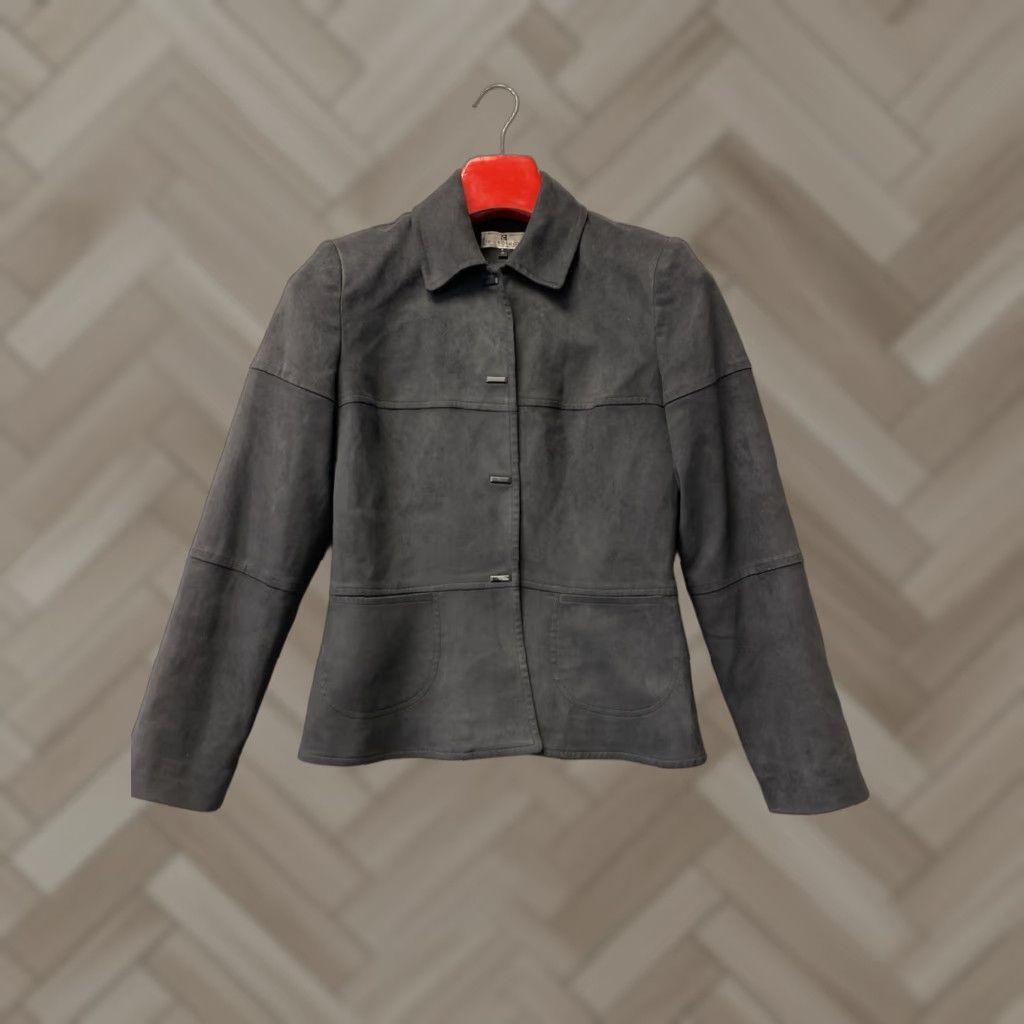 Vintage Le Chateau Womens Blazer Jacket Size M Black Woven Lined Career 125-1 Size M / US 6-8 / IT 42-44 - 1 Thumbnail