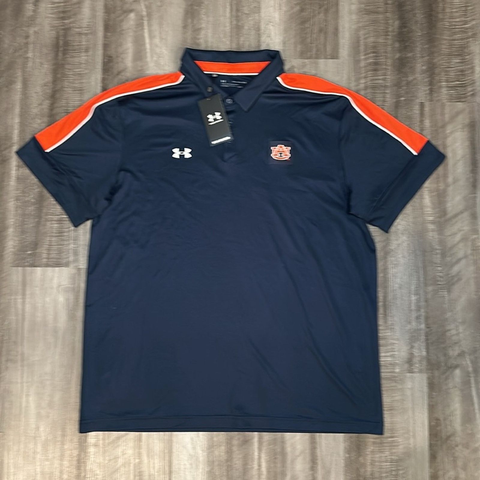 Under Armour Auburn Tigers Under Armour Official Team Issued Polo - 2XL Size US XXL / EU 58 / 5 - 2 Thumbnail