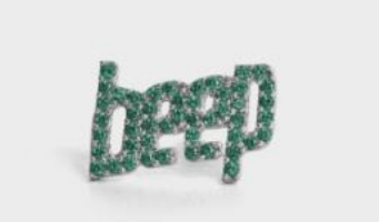 Celine o1bcso1str0725 Size : OS / 46P916 Pins in Silver/Green Size ONE SIZE - 1 Preview