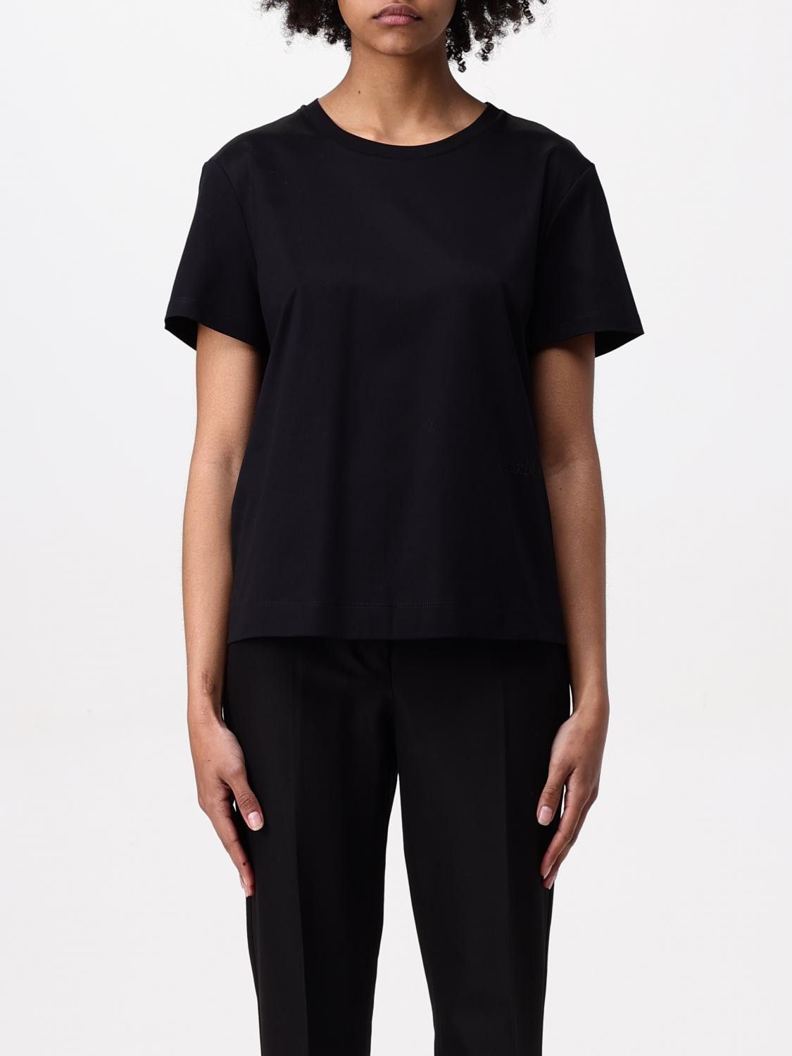 Max Mara Max Mara T-Shirt Woman Black Size XS / US 0-2 / IT 36-38 - 1 Thumbnail