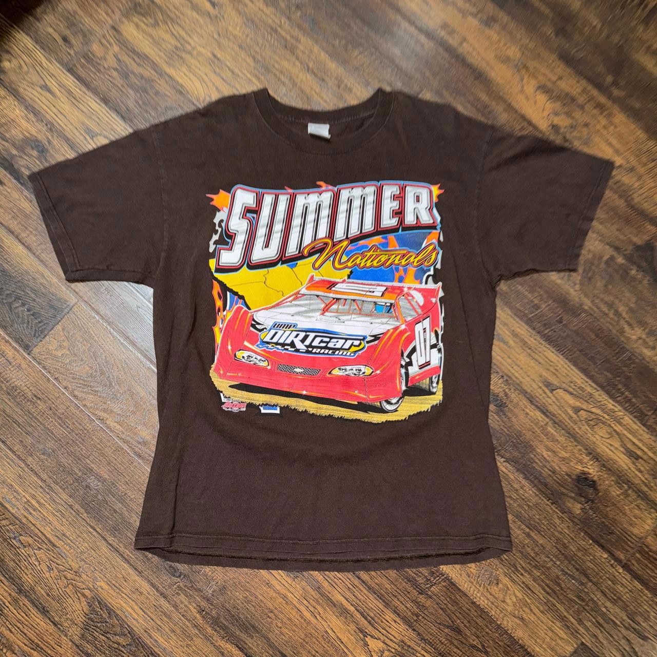 Anvil super sick 2000s nascar summer nationals dirt car racing Size US XL / EU 56 / 4 - 2 Thumbnail