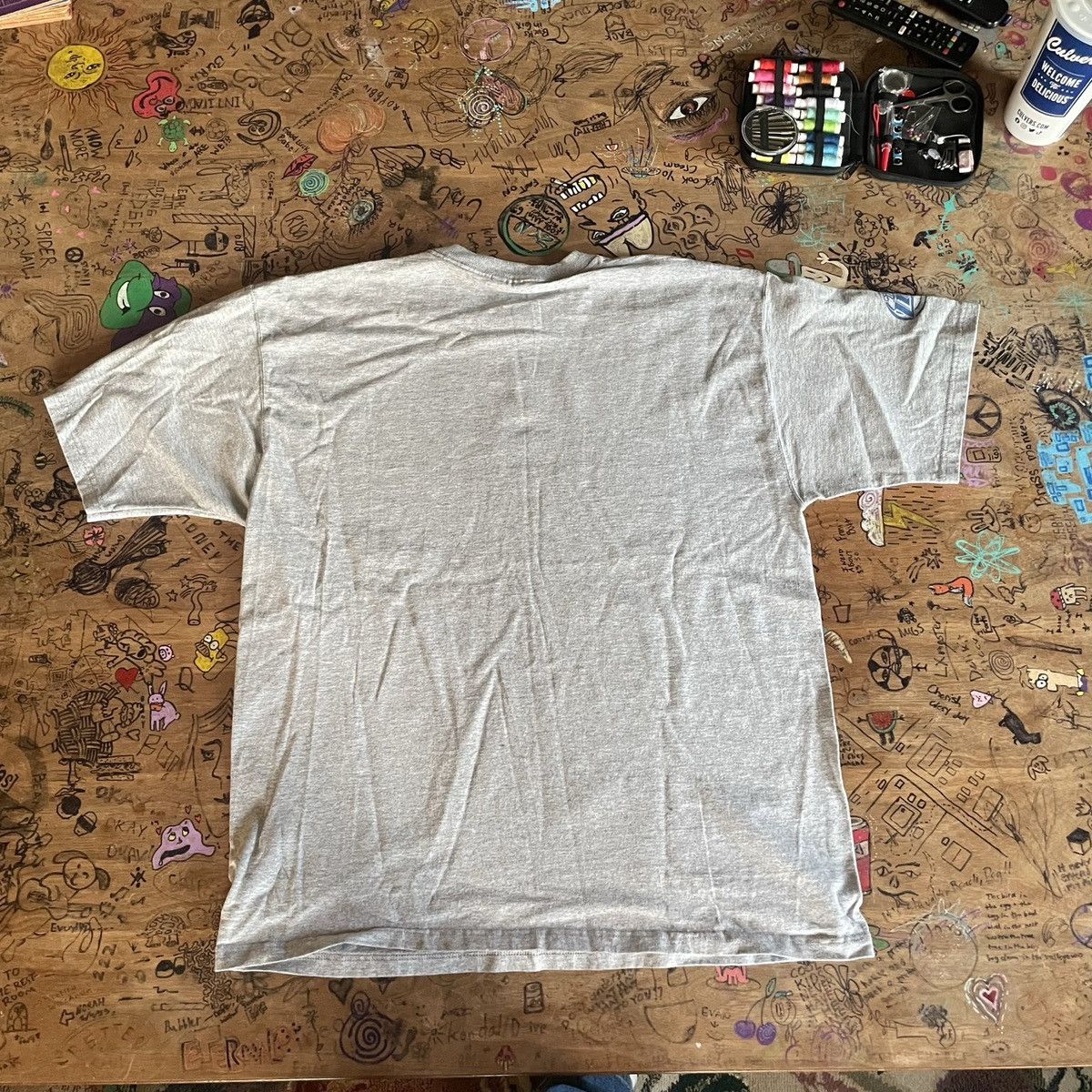 Fruit Of The Loom × Vintage Y2K Miller Lite Racing T Shirt Size US XL / EU 56 / 4 - 4 Thumbnail