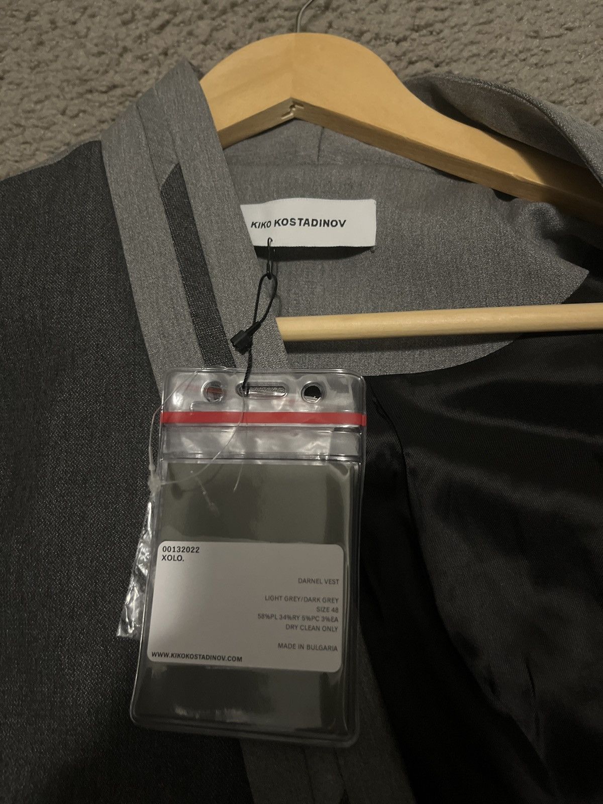 Kiko Kostadinov Kiko Kostadinov Darnel Vest Size US M / EU 48-50 / 2 - 4 Thumbnail
