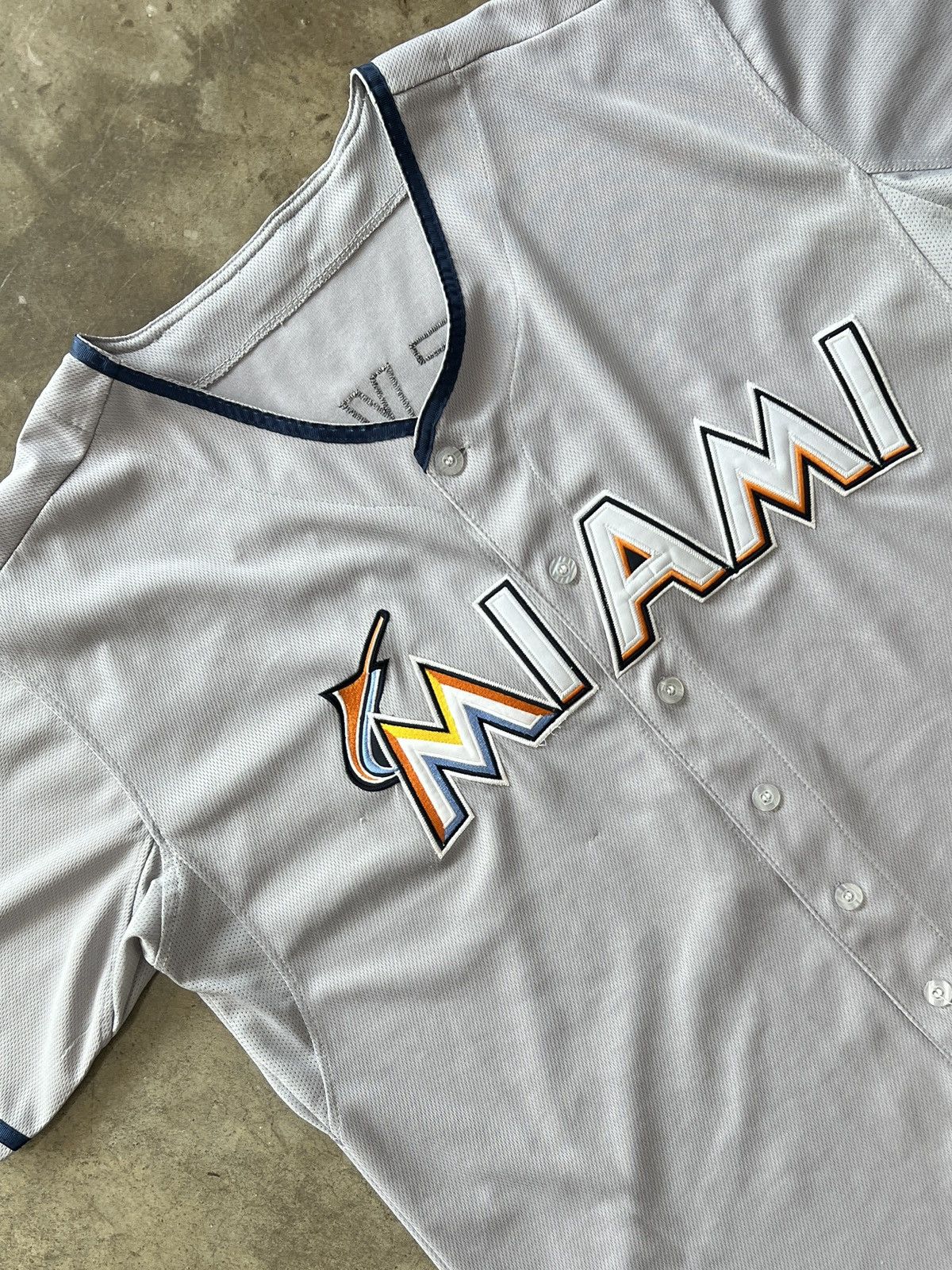 MLB × Vintage MLB Jose Reyes Miami 7 Baseball Jersey Size 50 2XL Size US XXL / EU 58 / 5 - 1 Thumbnail