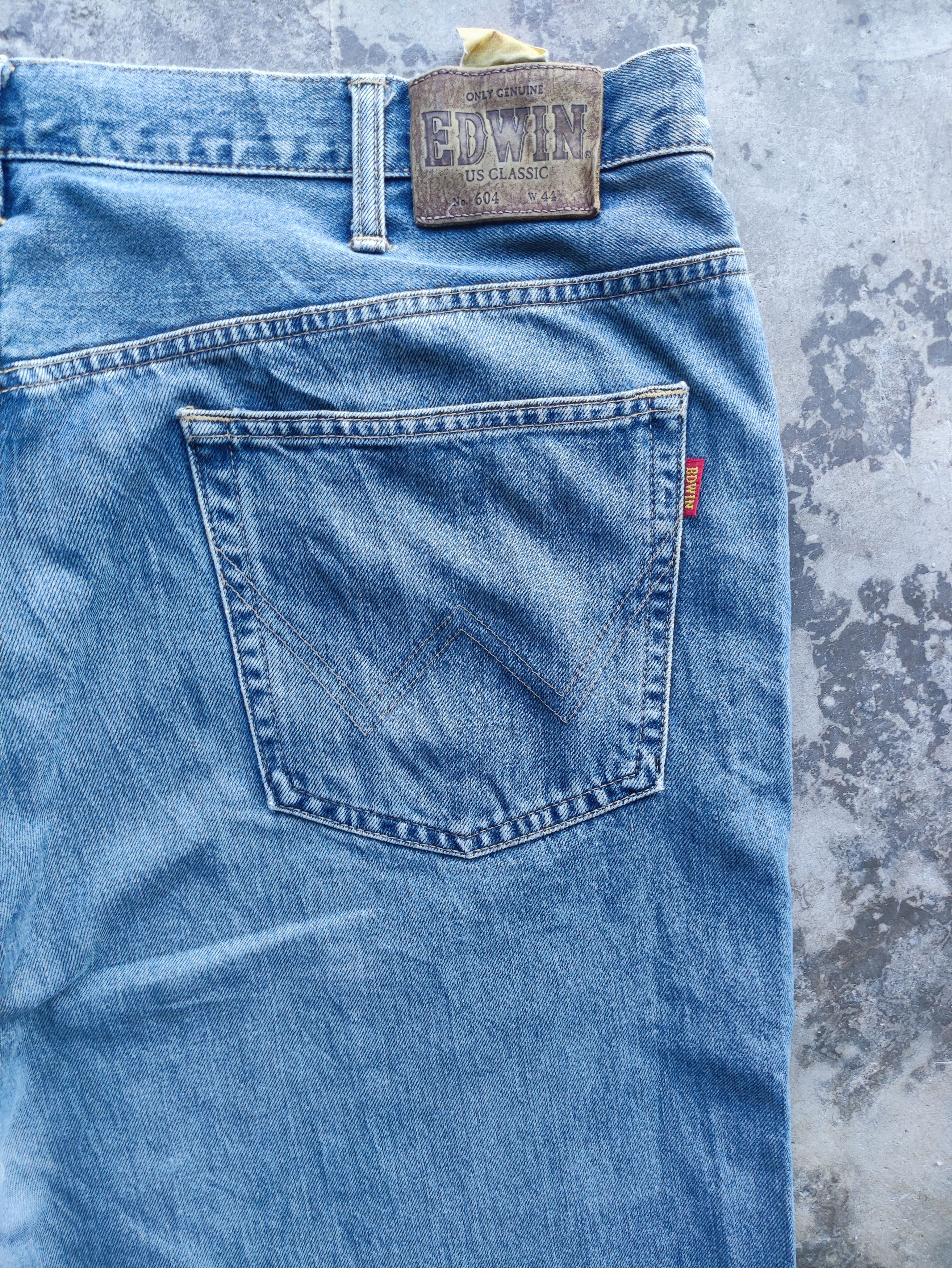 Edwin Vintage Edwin Brand baggy Denim Faded Ripped Pants Size US 44 / EU 60 - 13 Thumbnail