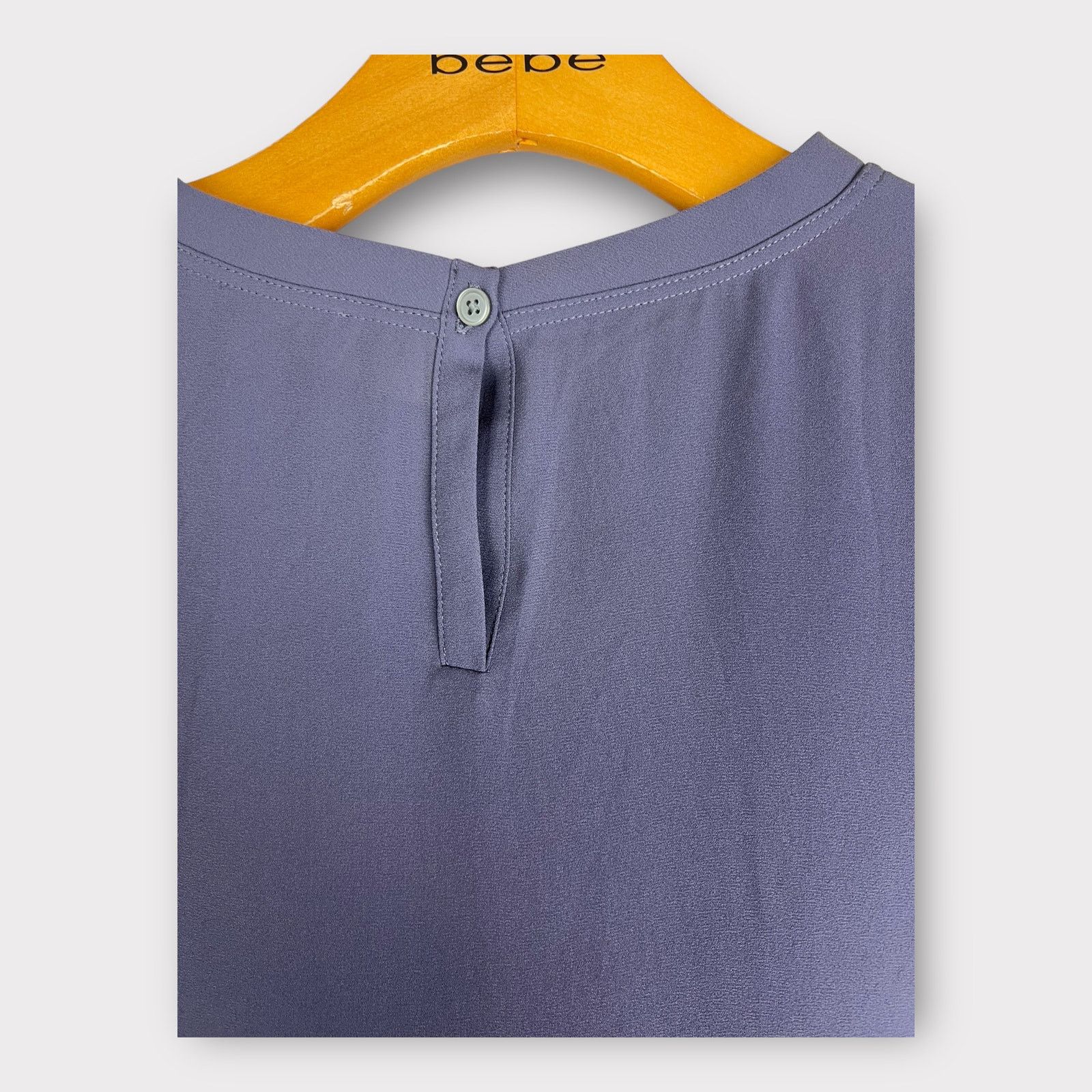 Ann Taylor Ann Taylor LOFT | Casual Gray Short Sleeve Top | XS Size XS / US 0-2 / IT 36-38 - 4 Thumbnail