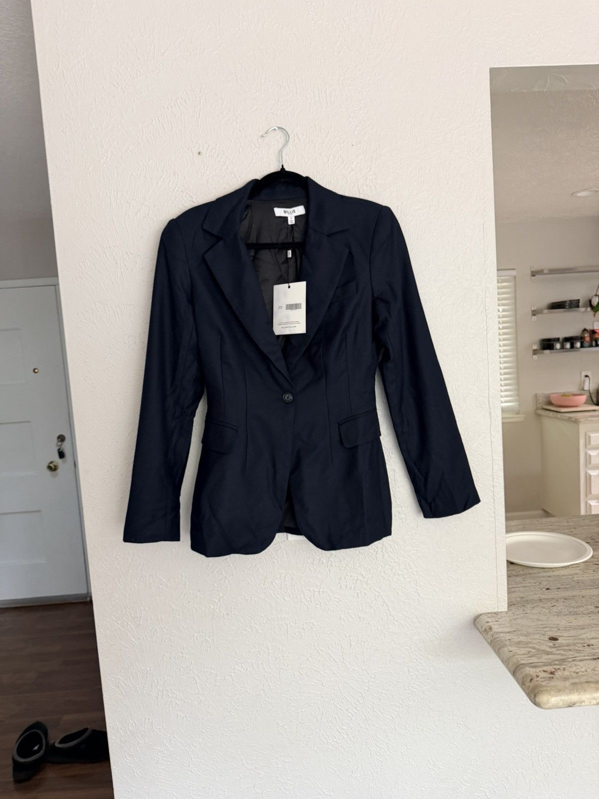 Other Billie the label Jamie blazer midnight blue jacker NWT S Size S / US 4 / IT 40 - 4 Thumbnail