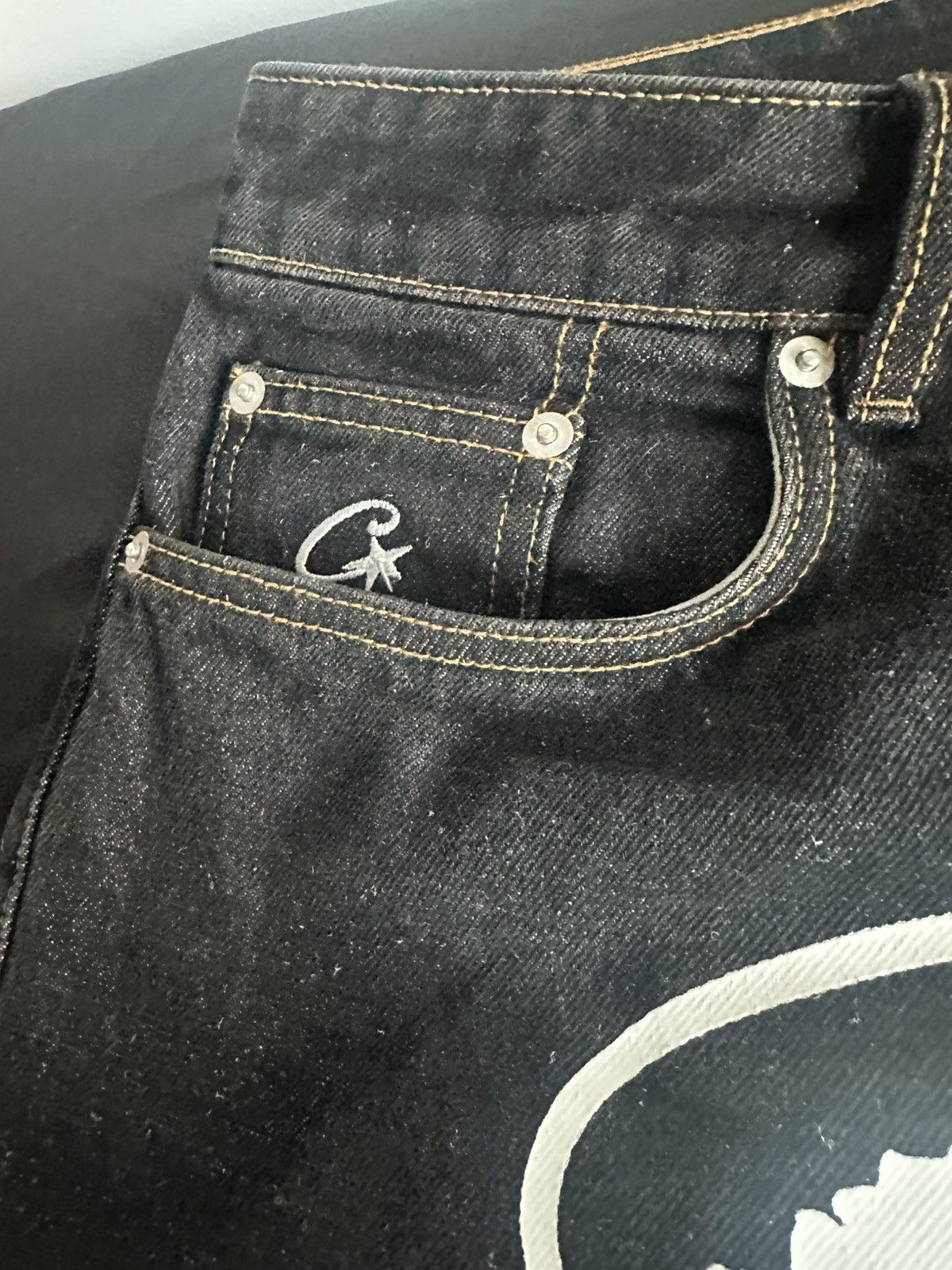 Corteiz Corteiz Alcatraz Jeans Black Size US 32 / EU 48 - 3 Thumbnail