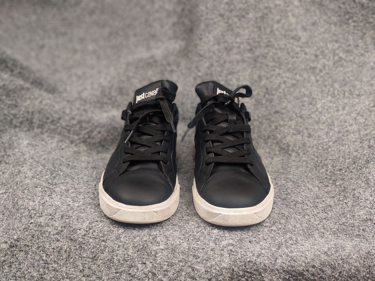Just Cavalli Just Cavalli Design Minimalist Leather Lace-Up Sneakers Size US 10 / EU 43 - 8 Thumbnail