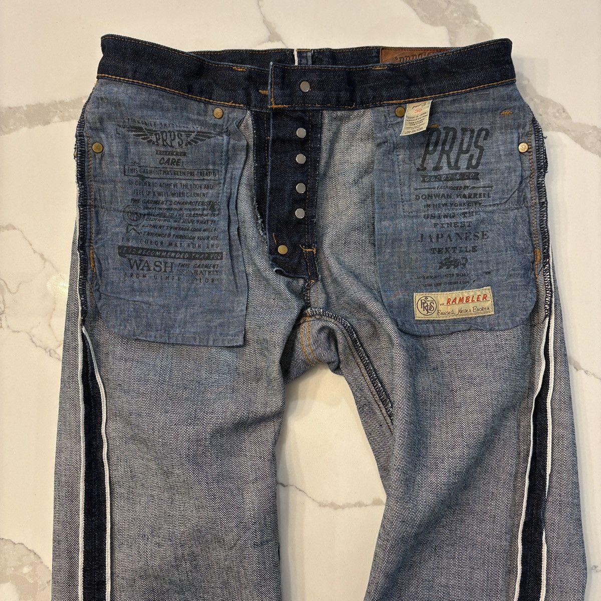 Prps PRPS Rambler Japanese Selvedge Denim Jeans Size US 30 / EU 46 - 5 Thumbnail