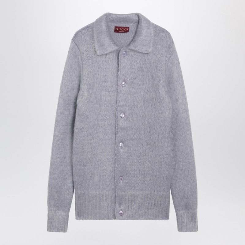 Gucci Gucci Brushed Mohair Wool Cardigan Size US M / EU 48-50 / 2 - 1 Thumbnail
