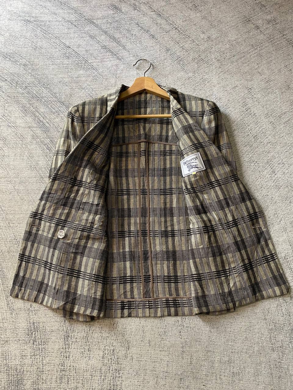Burberry × Burberry Prorsum × Vintage Vintage Burberrys Glen Plaid Blazer Size M / US 6-8 / IT 42-44 - 8 Thumbnail