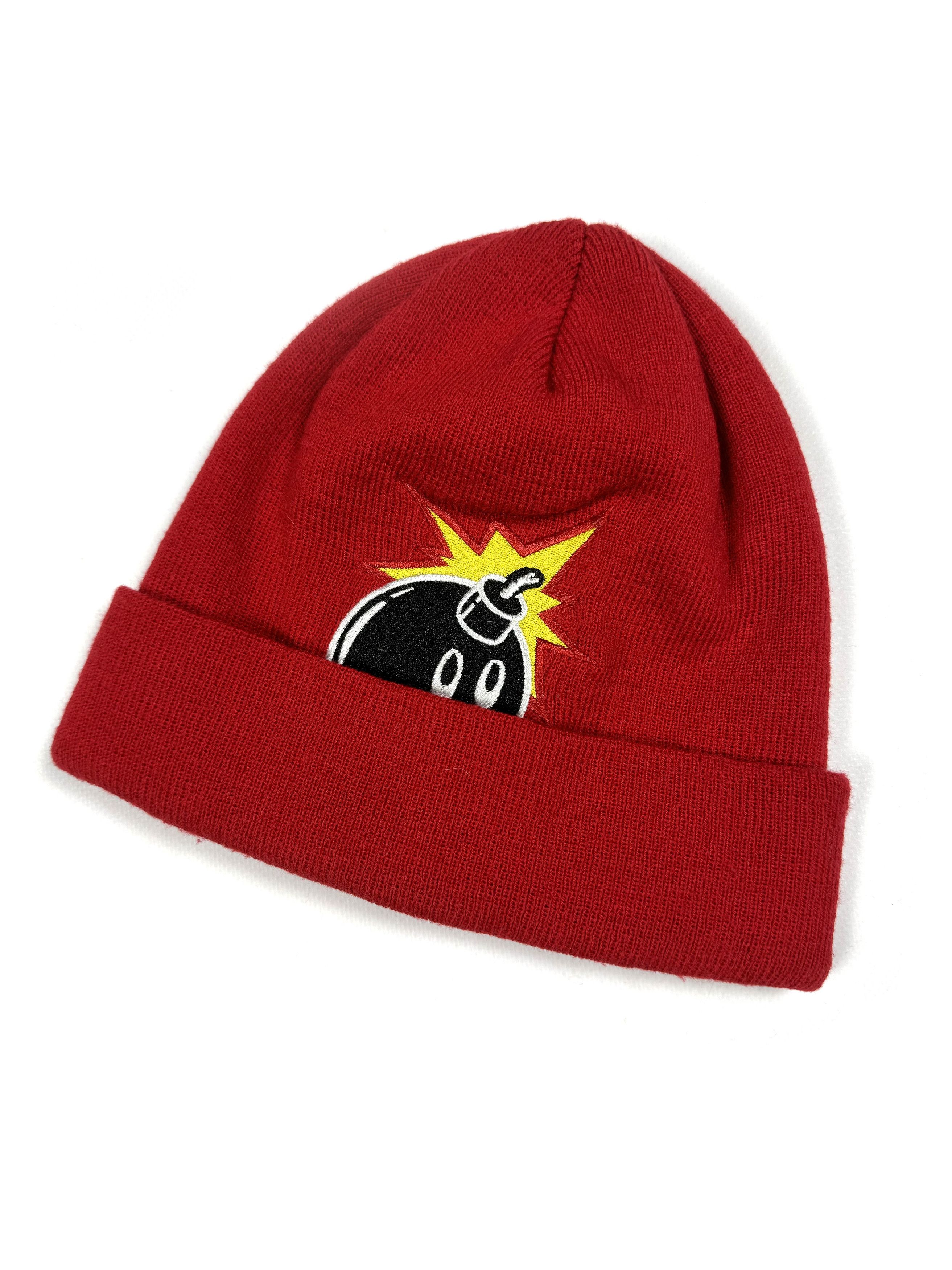 The Hundreds The Hundreads Skate Y2K Vintage Red Bomb Beanie Size ONE SIZE - 1 Thumbnail