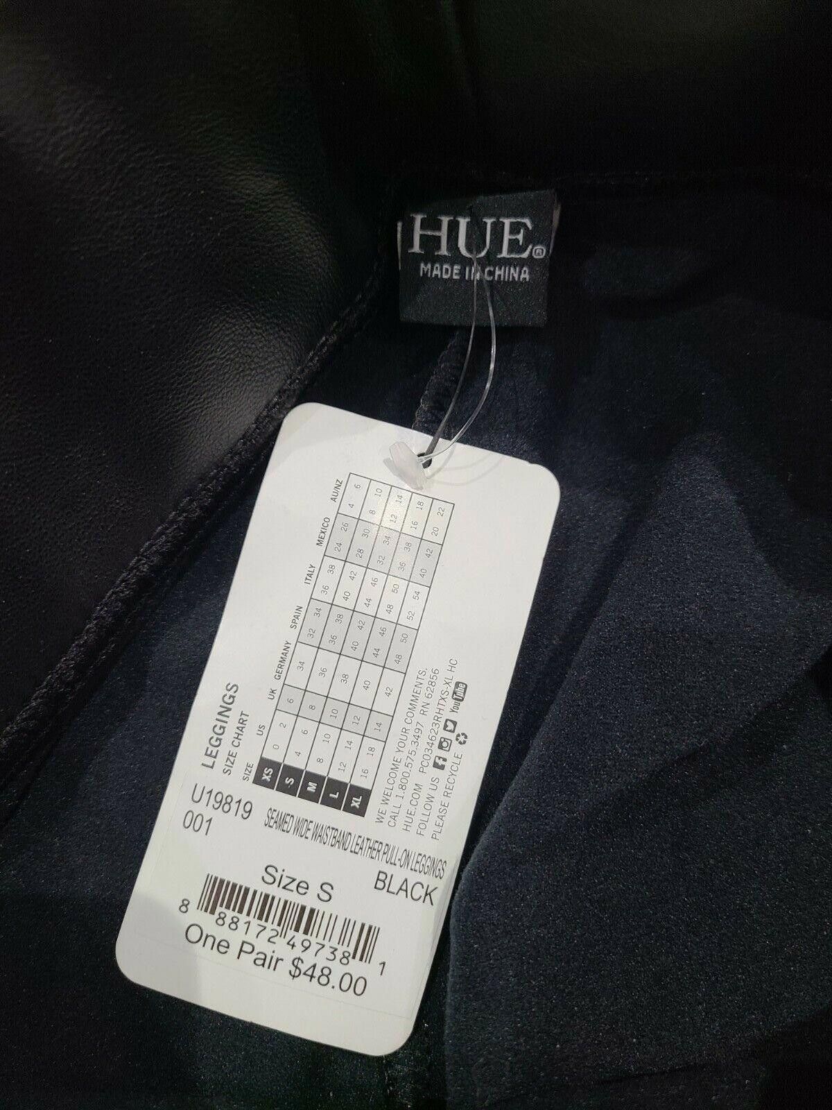 Other Hue Faux Leather Leggings Small New Skinny Stretch black Size 28" / US 6 / IT 42 - 3 Thumbnail