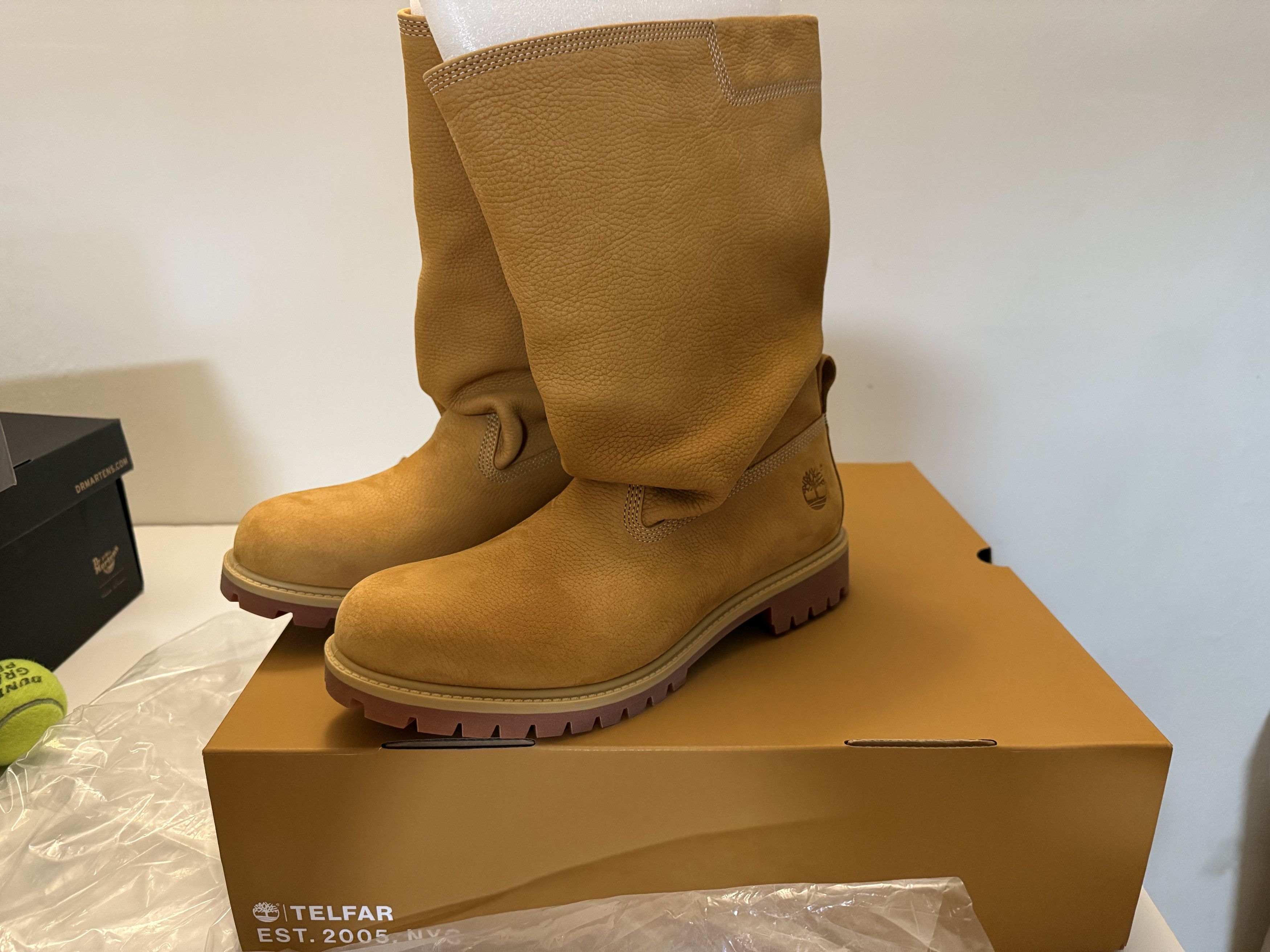 Telfar Timberland Mid Pull On Boot - Wheat Size US 12 / EU 45 - 1 Thumbnail