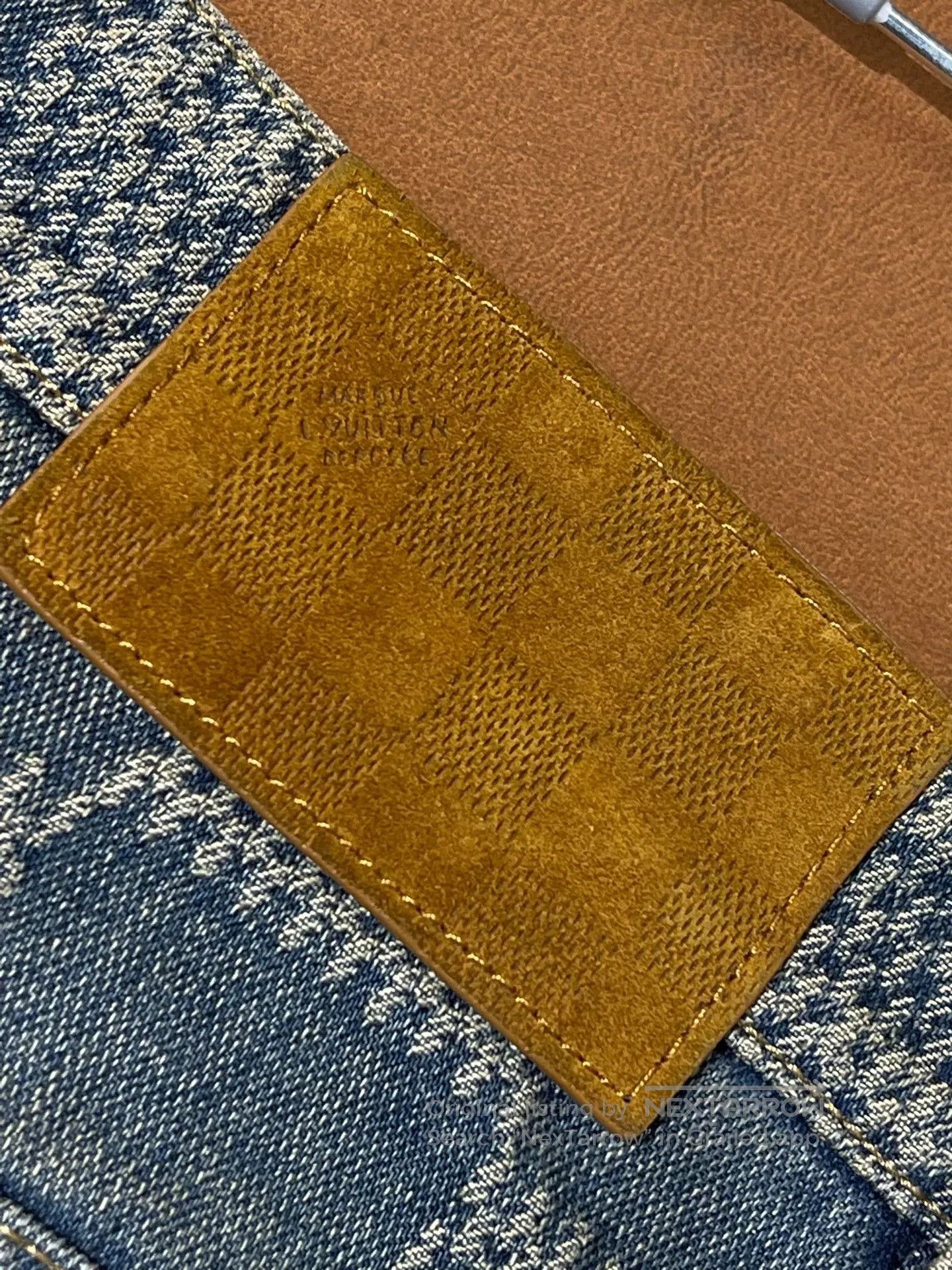 Louis Vuitton Louis Vuitton FW24 Logo Jacquard Straight Jeans. Size US 34 / EU 50 - 5 Thumbnail
