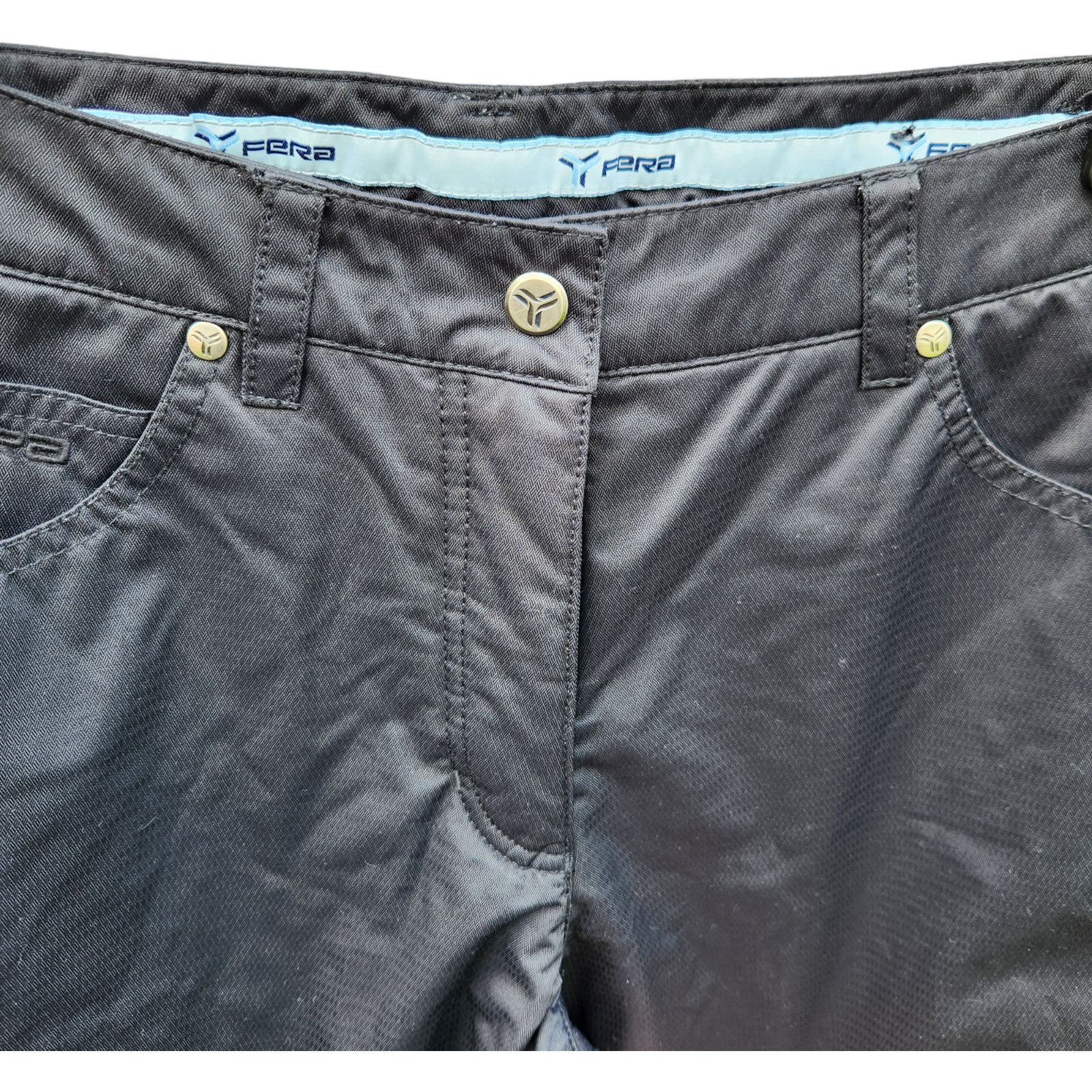 Fera Fera Womens Size 8R Black Ski Insulated Warm Pants Winter Size 30" / US 8 / IT 44 - 4 Thumbnail