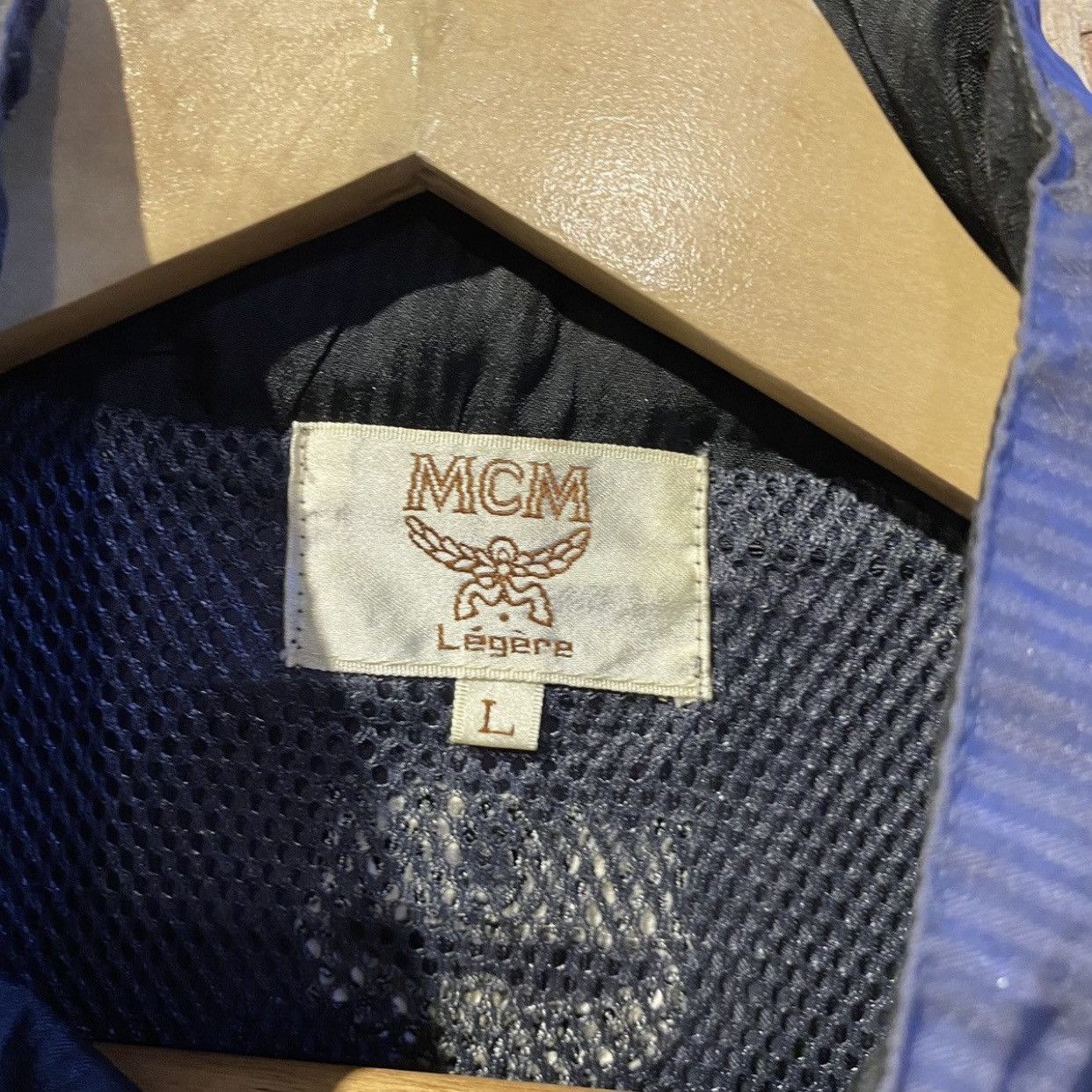 MCM × Vintage Vintage Embroidery Big Logo MCM Legere Windbreaker Jacket Size US L / EU 52-54 / 3 - 10 Thumbnail