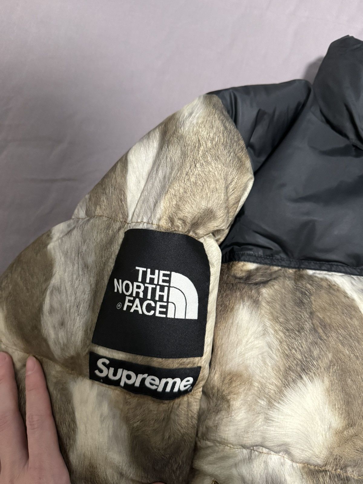 The North Face Supreme tnf North face Fur print nuptse jacket Size US S / EU 44-46 / 1 - 2 Thumbnail