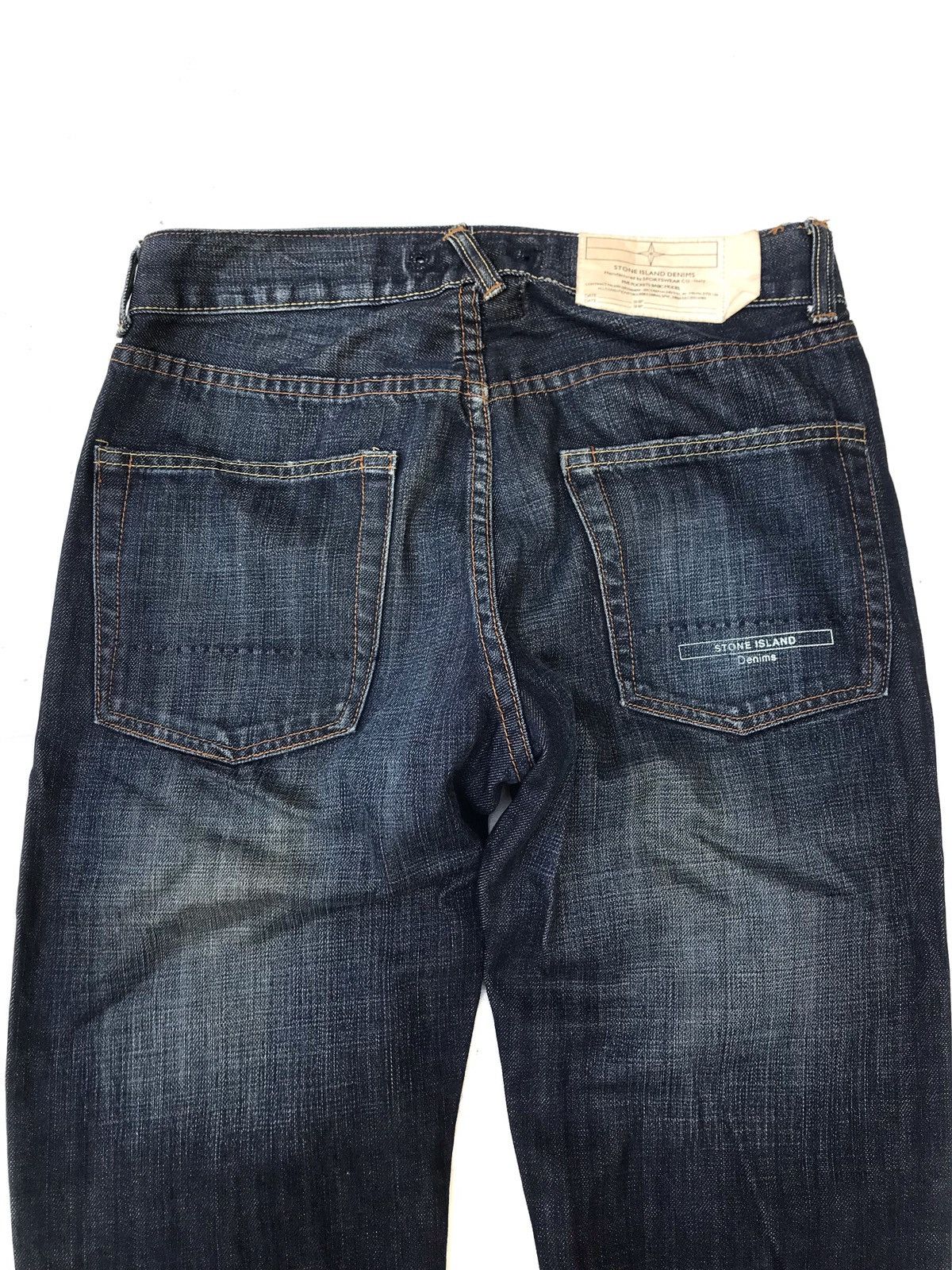 Massimo Osti × Stone Island Vintage Stone Island Denim jeans five pocket STONE ISLAND Size US 30 / EU 46 - 22 Thumbnail