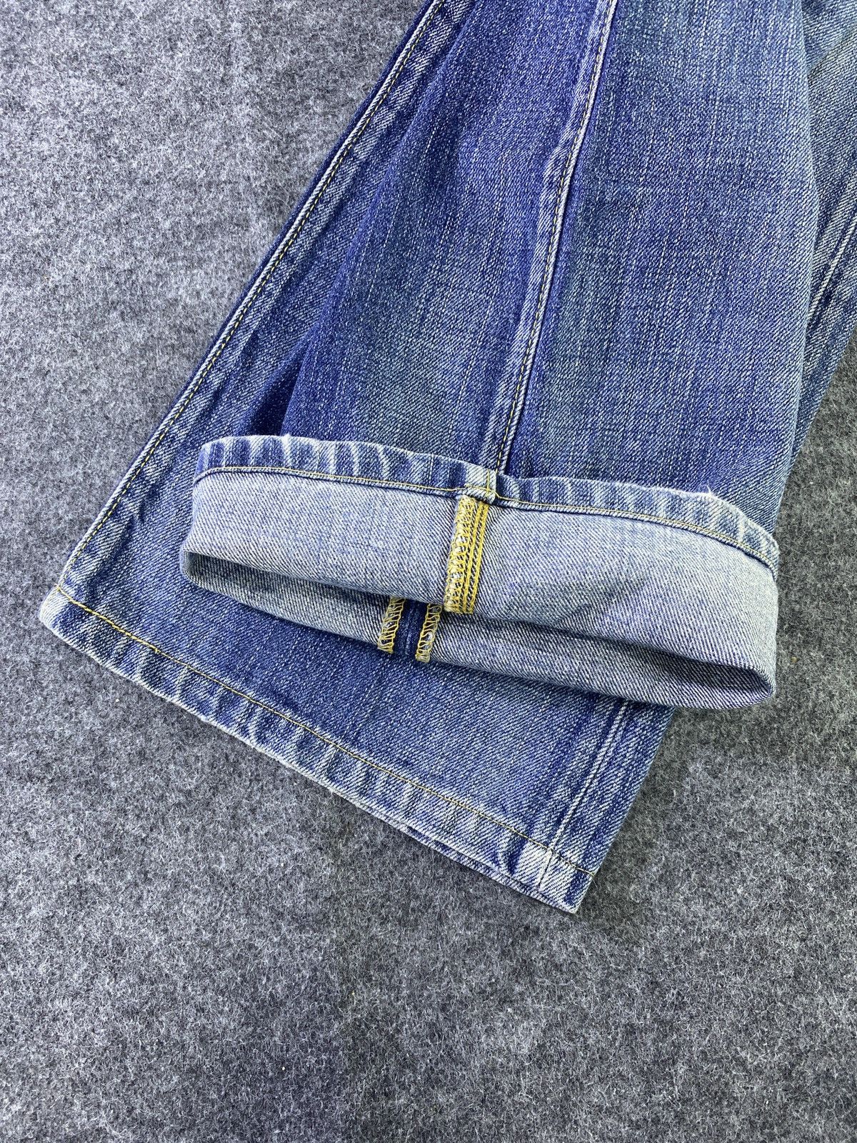 Japanese Brand × Jean Back Number Distressed Blue Wash Jeans - J936 Size US 32 / EU 48 - 9 Thumbnail