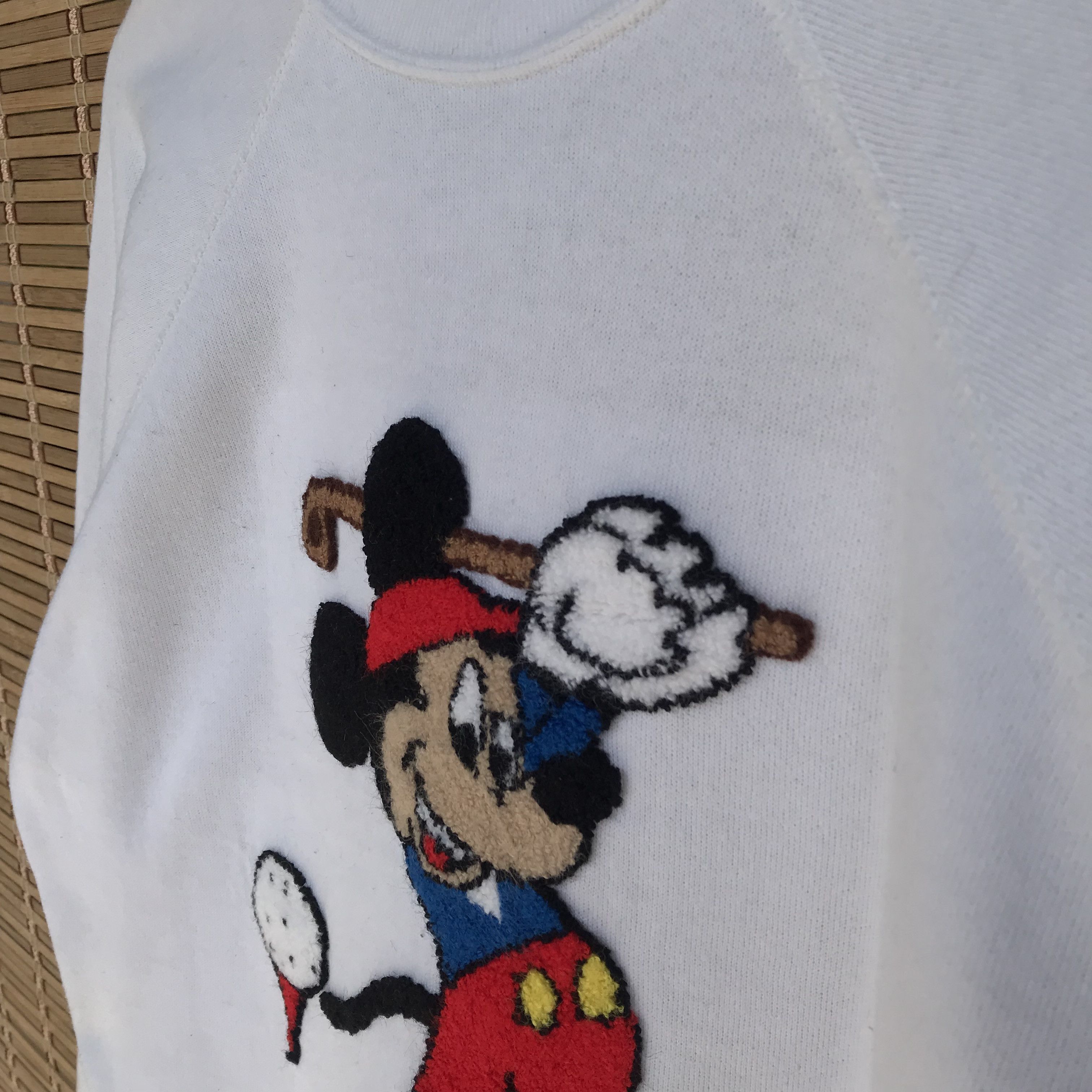 Vintage Vintage 80s Tultex mickey play golf crewneck jumper Size US L / EU 52-54 / 3 - 3 Thumbnail