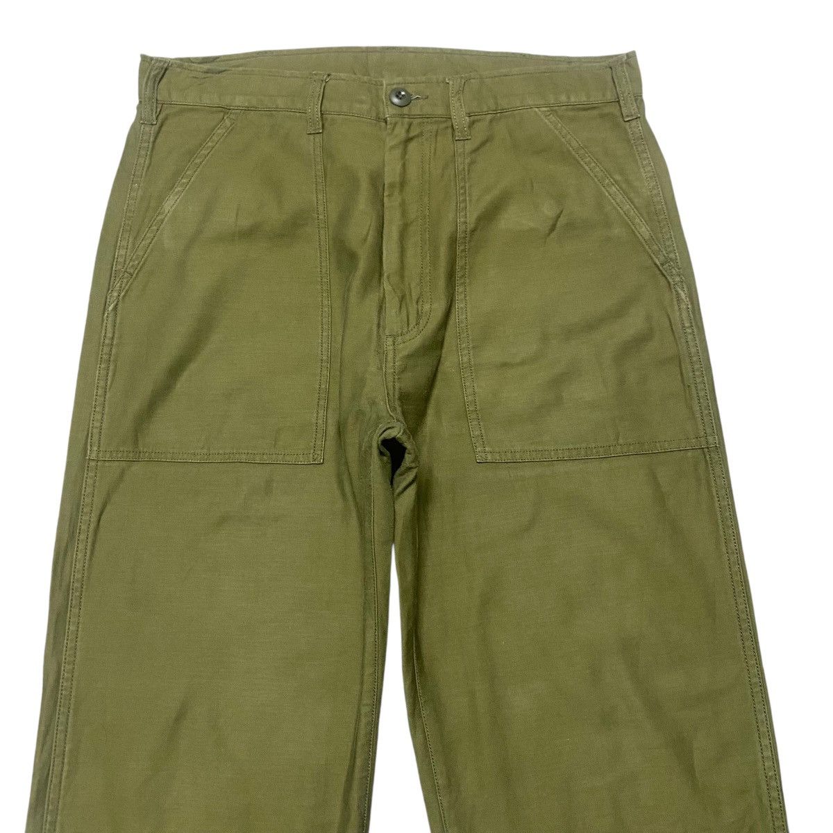 Japanese Brand Gung Ho Sateen Military Fatigue Pants Size US 33 - 3 Thumbnail