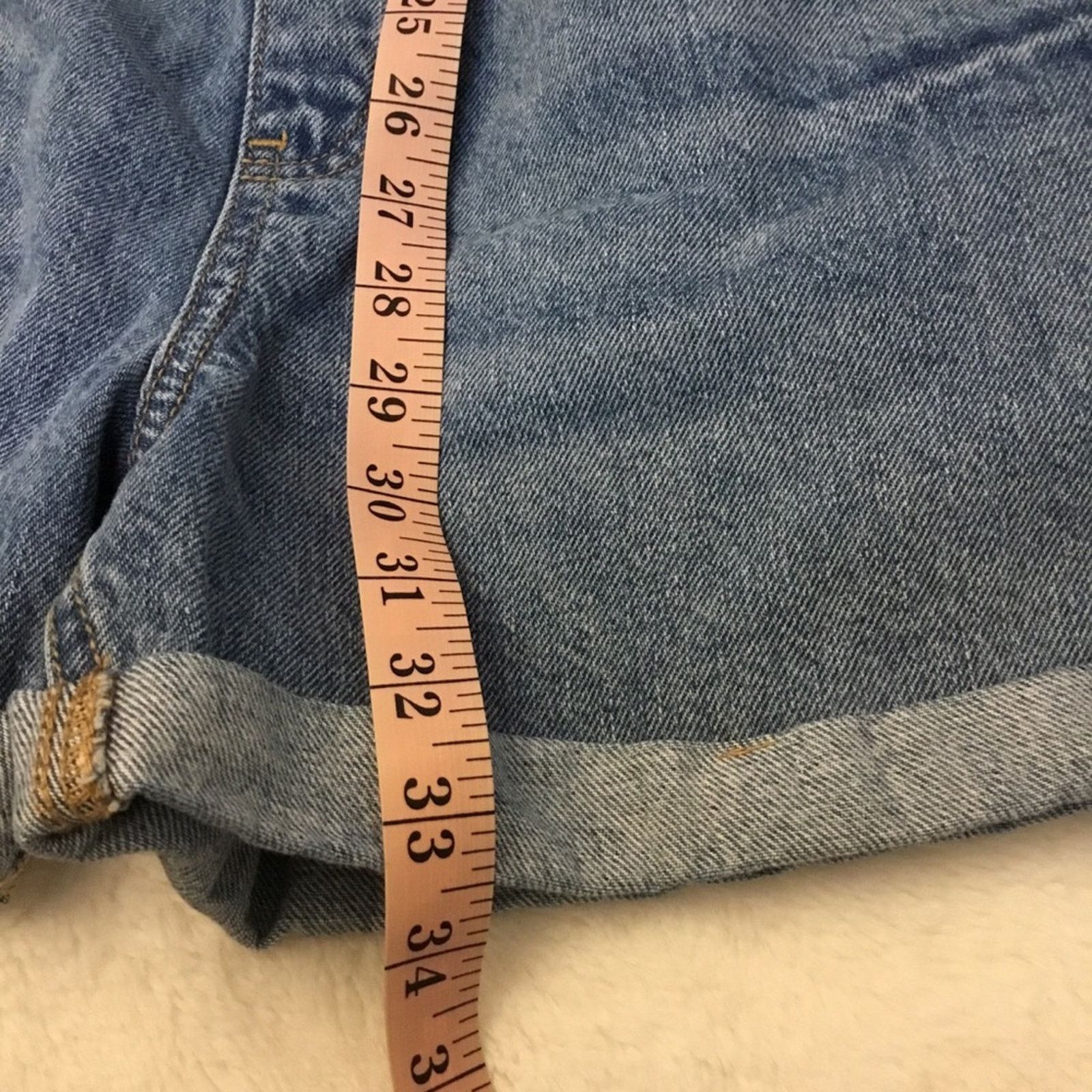 Old Navy Old Navy Blue Distressed Denim Overalls Rompers Size 32" / US 10 / IT 46 - 14 Thumbnail