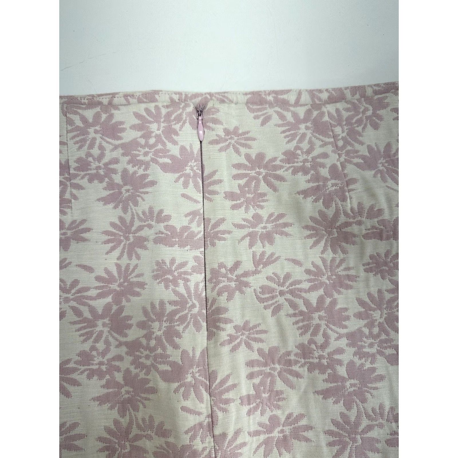 Vintage Womens Dalia Pink Floral Mini Skirt Size 8 Size 30" / US 8 / IT 44 - 6 Thumbnail