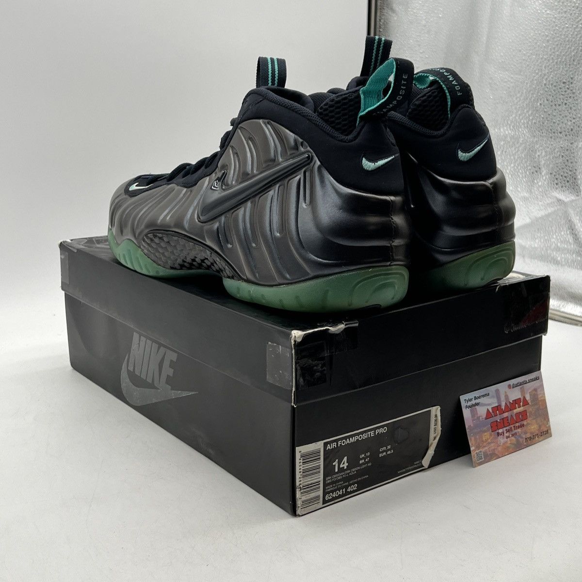 Nike Air Foamposite pro Aqua Size US 14 / EU 47 - 4 Thumbnail