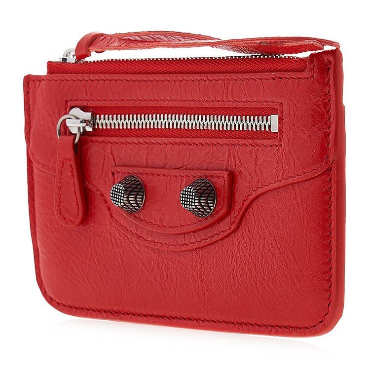 Balenciaga o1mt1gz1024 Size: OS / Le Cagole Long Coin & Card Holder Red Size ONE SIZE - 3 Thumbnail