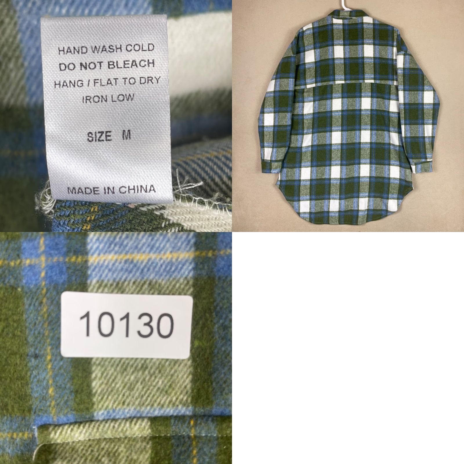 Vintage 12Th Tribe X The Salty Blonde Women's M Flannel Shirt Jacket Chest Pocket Green Size M / US 6-8 / IT 42-44 - 8 Thumbnail