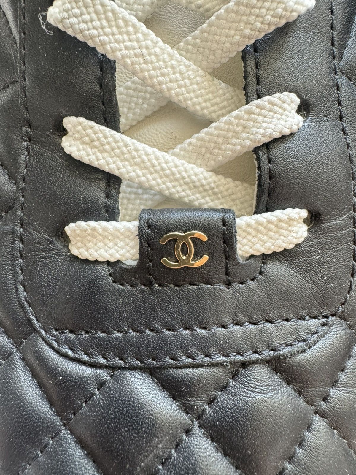 Chanel chanel Leather trainer shoes Size US 11 / EU 44 - 6 Thumbnail