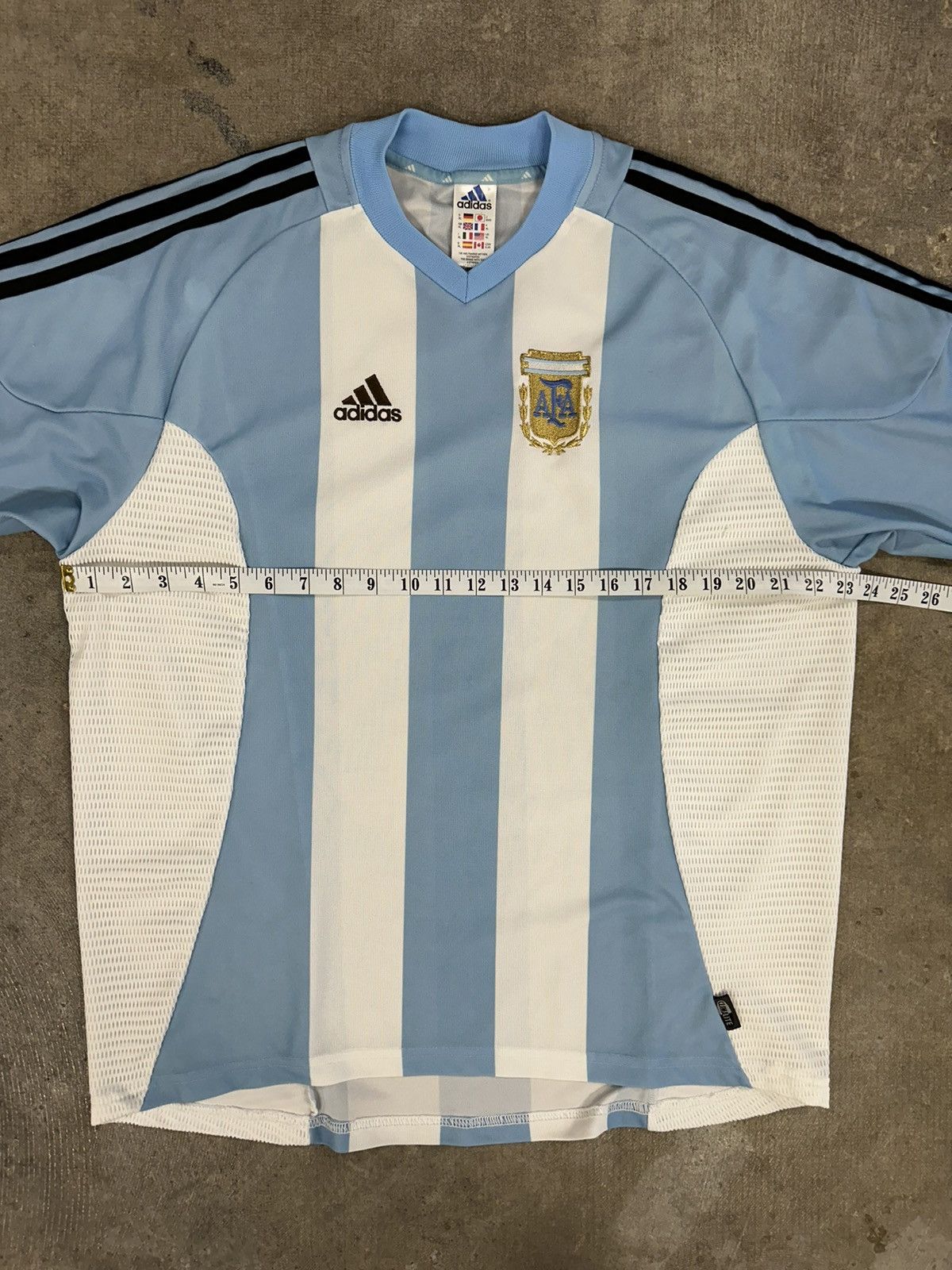 Adidas × Vintage Adidas 02-03 Argentina Soccer Jersey Kit World Cup RARE Size US XL / EU 56 / 4 - 9 Thumbnail