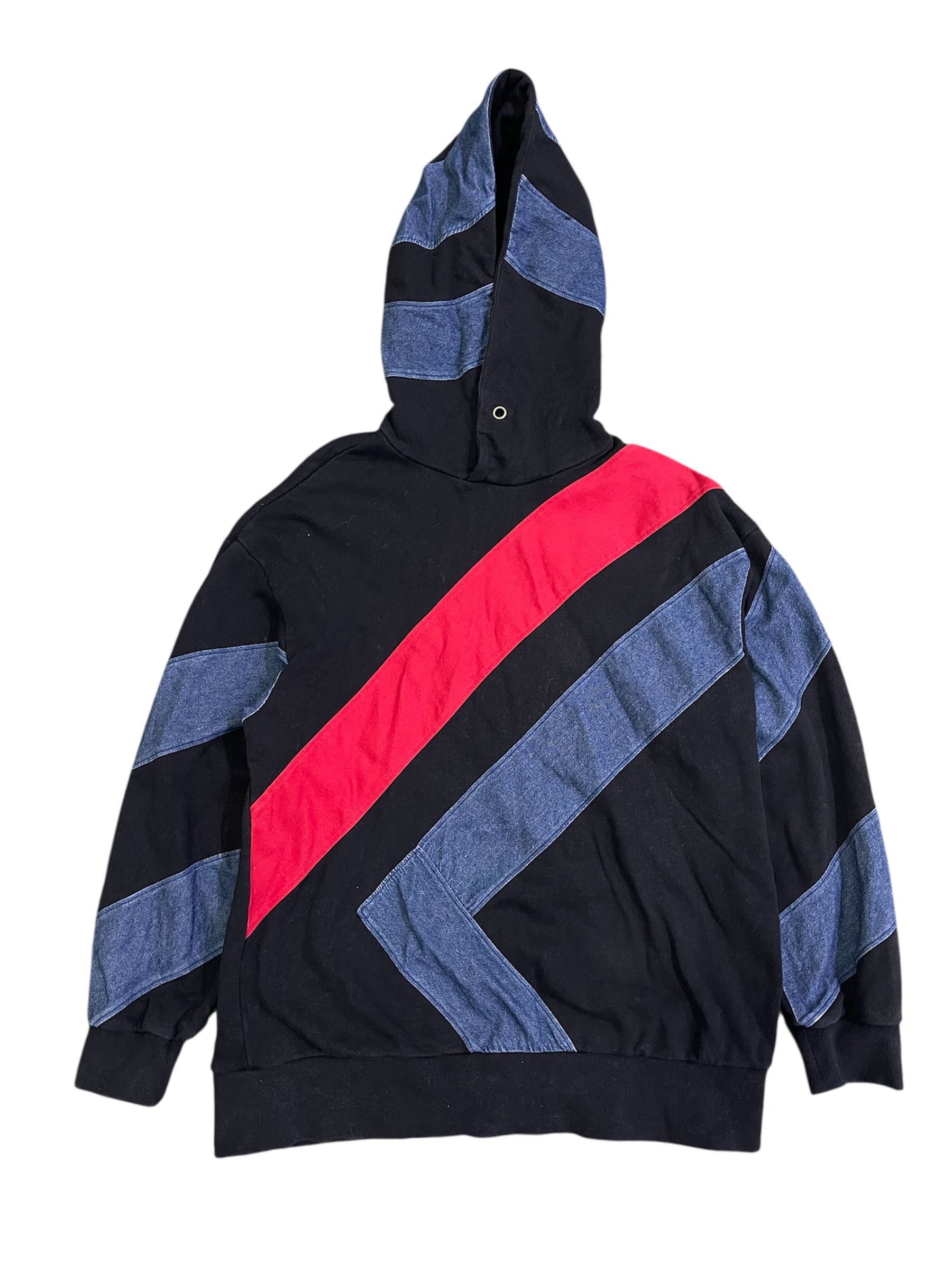 Frapbois Fila x Frapbois (Issey Miyake) Pullover Hoodie Red Blue Size US S / EU 44-46 / 1 - 4 Thumbnail