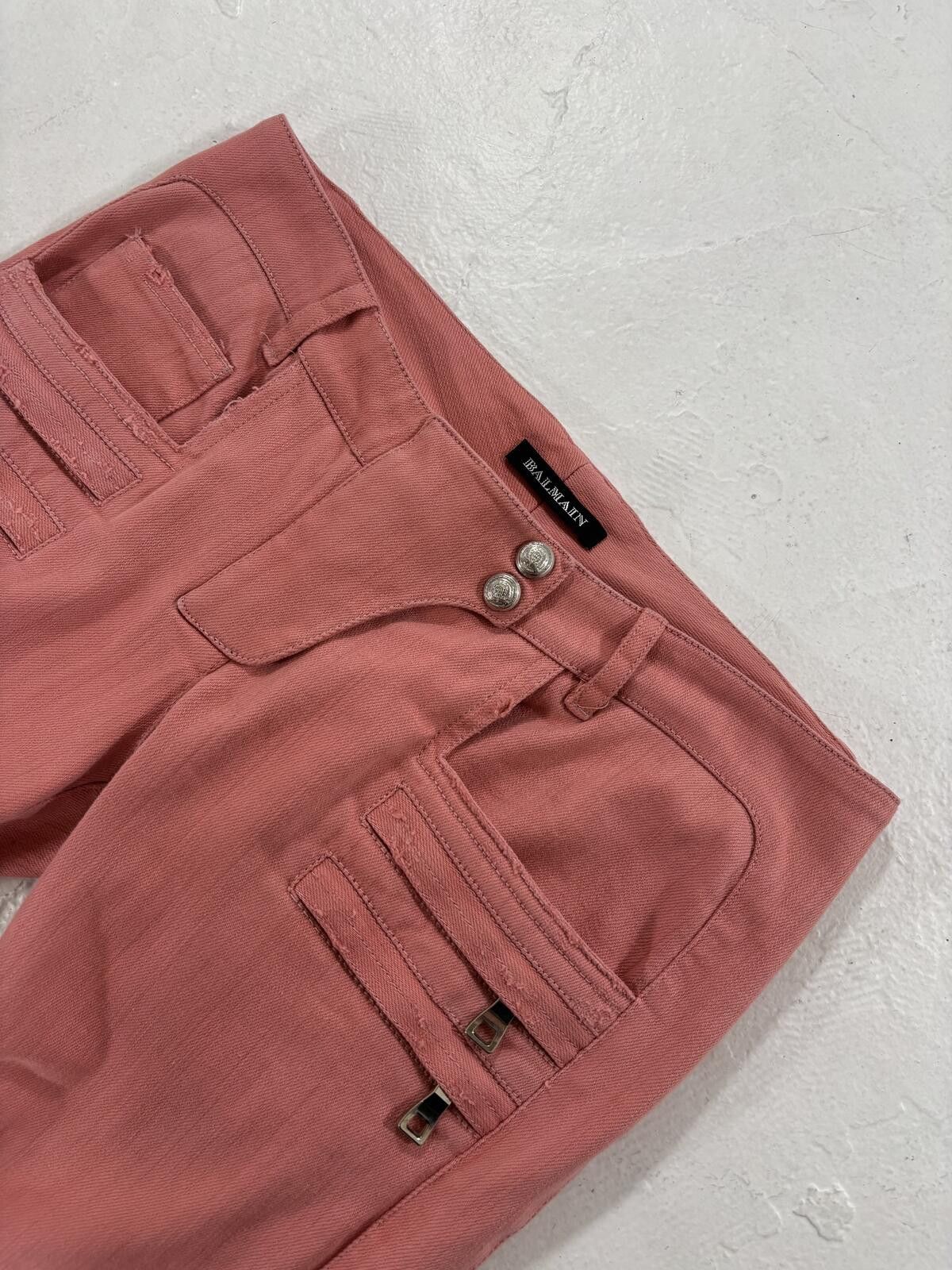 Balmain Balmain Pink Woven Pants Size US 29 - 3 Thumbnail