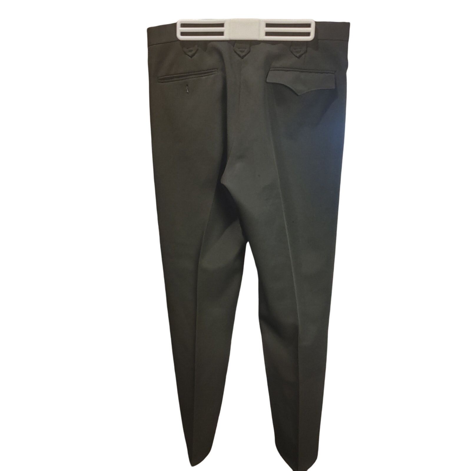 Other S Circle Womens 36 Dark Gray Pleated Straight Leg Khaki Pant Size 36" / US 14 / IT 50 - 2 Thumbnail