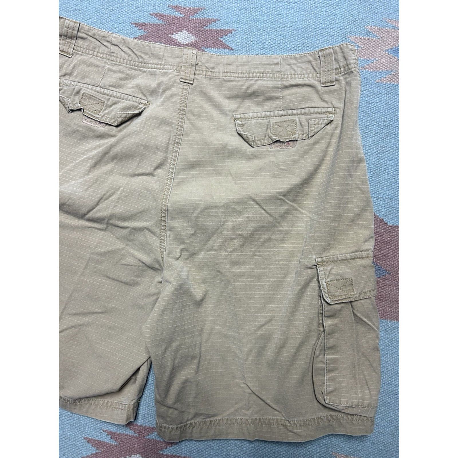 Vintage Emergency Exit cargo shorts Men’s 36 lightweight cotton ripstop khaki tan hiking Beige Summer Size US 36 / EU 52 - 6 Thumbnail