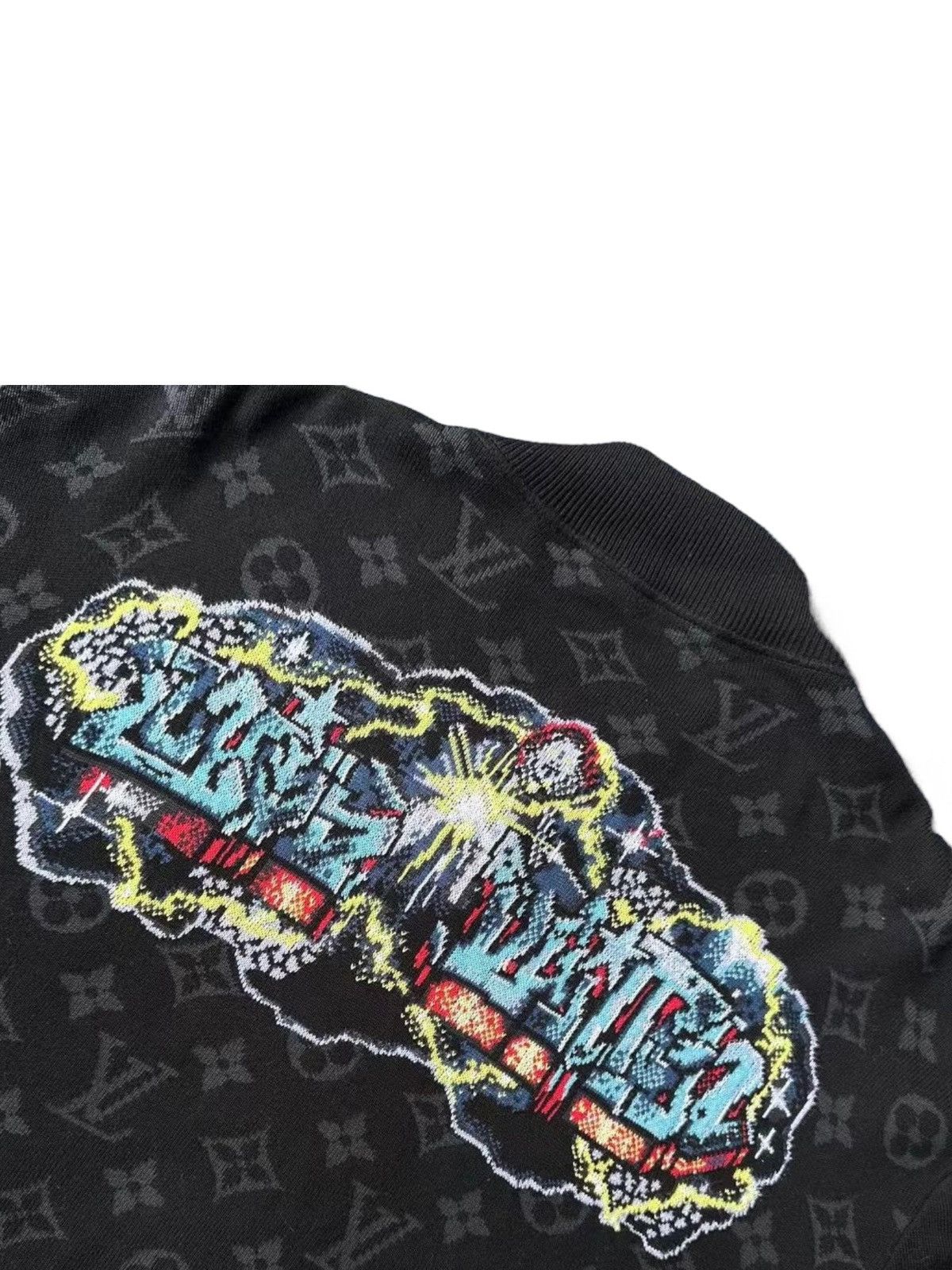 Louis Vuitton LOUIS VUITTON M Graffiti Monogram Zipup Long Sleeve Jacket Size US M / EU 48-50 / 2 - 4 Thumbnail