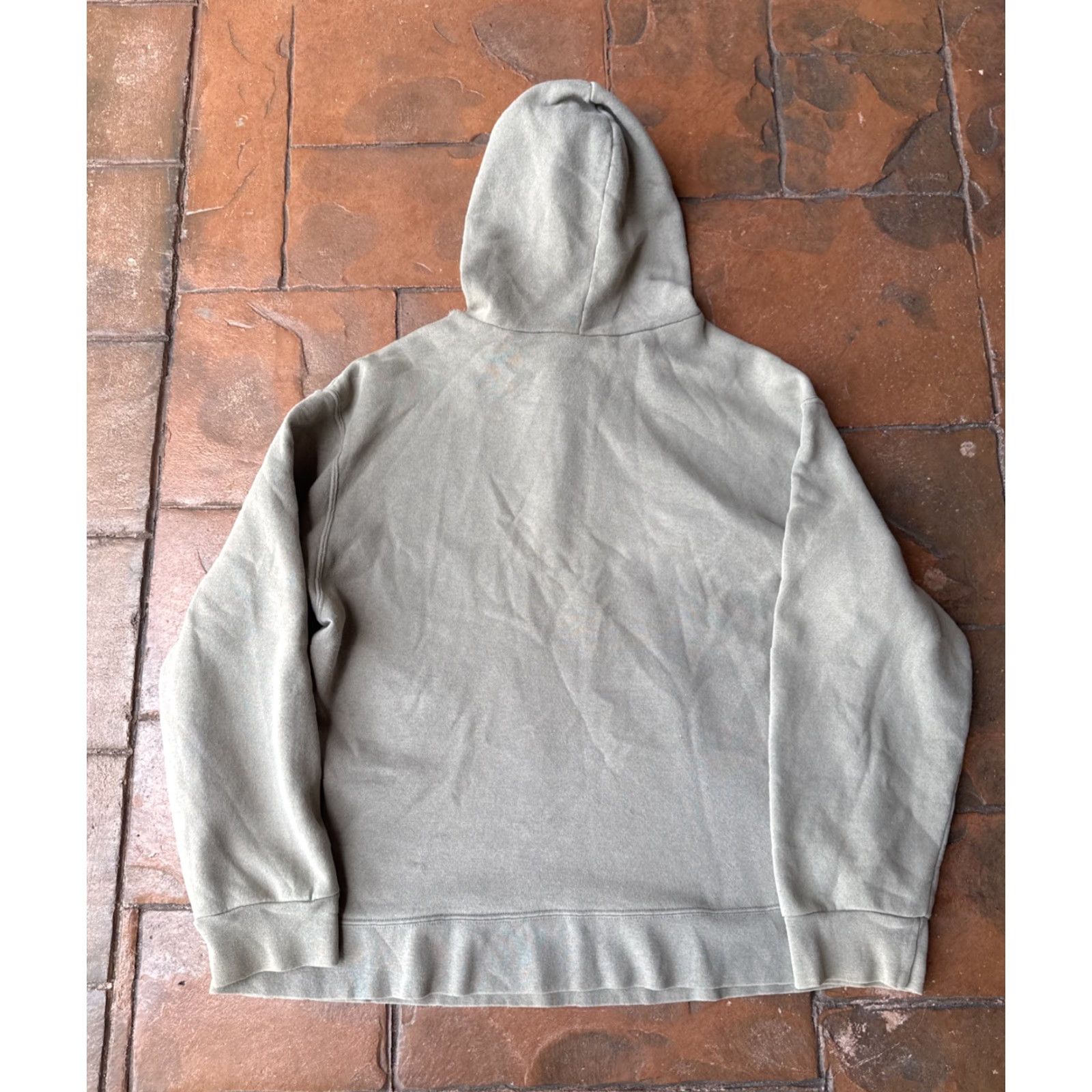 Nike VINTAGE Nike Center Spellout Hoodie Sweatshirt M Men's Cream 90s Sports Logo Embroidered Size US M / EU 48-50 / 2 - 4 Thumbnail