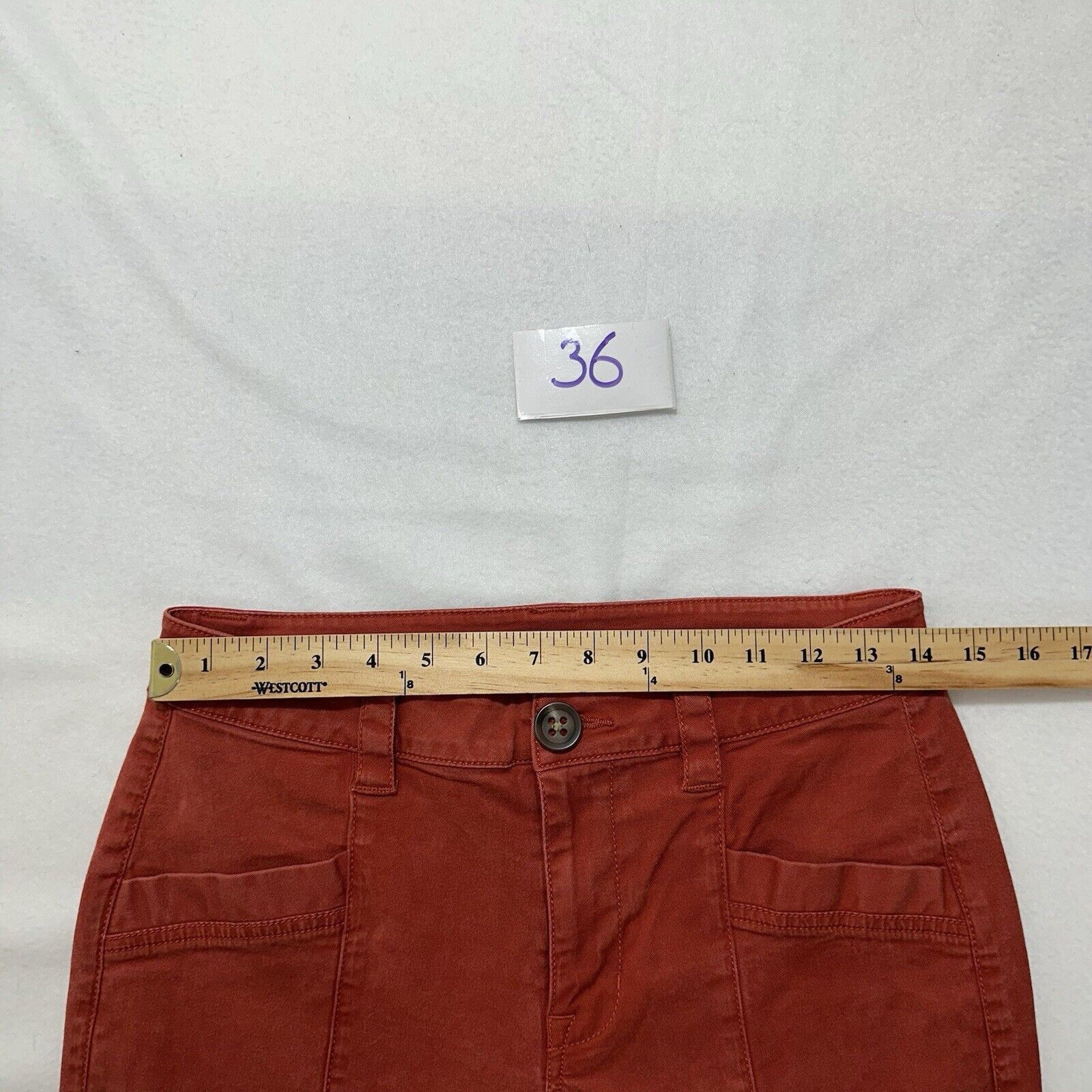 Other Cabi 6 Explorer Pants Skinny Leg Copper Orange Faded Size 28" / US 6 / IT 42 - 9 Thumbnail