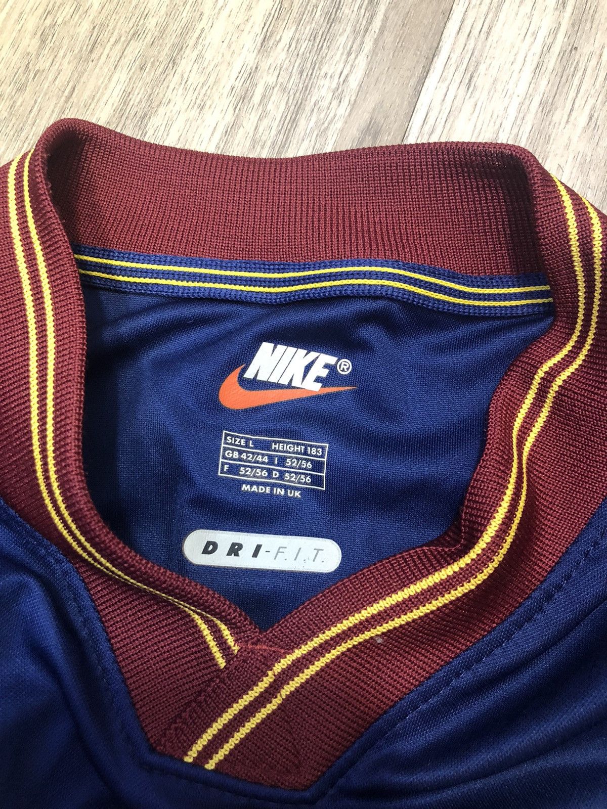 Nike Portugal 1998 training shirt Size US L / EU 52-54 / 3 - 7 Thumbnail