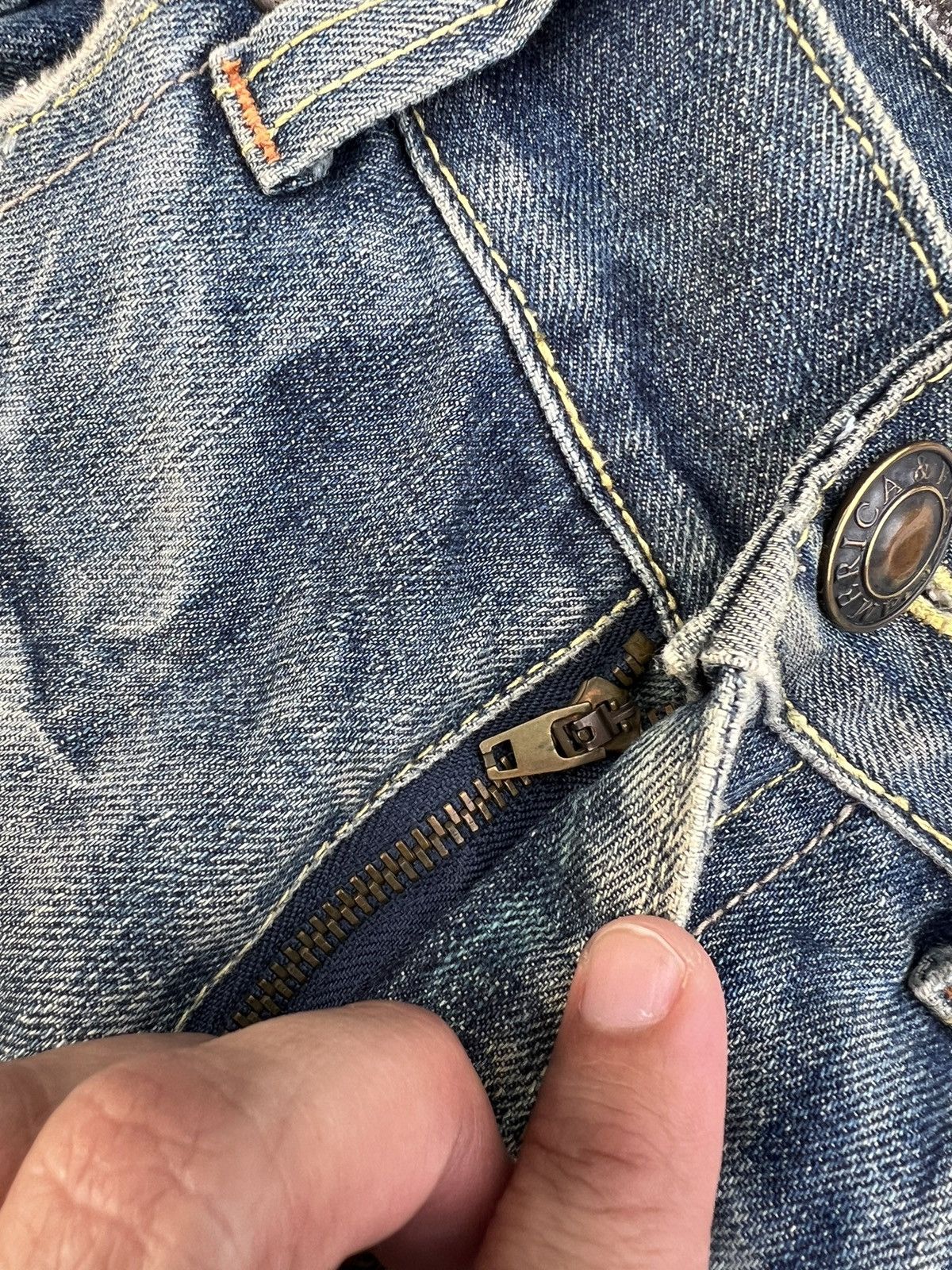 Abercrombie & Fitch VTG ABERCROMBIE & FITCH DISTRESSED JEANS Size US 30 / EU 46 - 8 Thumbnail