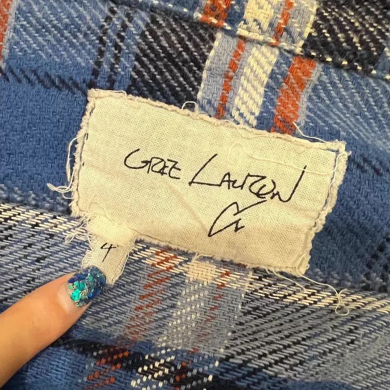 Greg Lauren Greg Lauren Denim Patchwork Plaid Shirt Size US XL / EU 56 / 4 - 2 Thumbnail