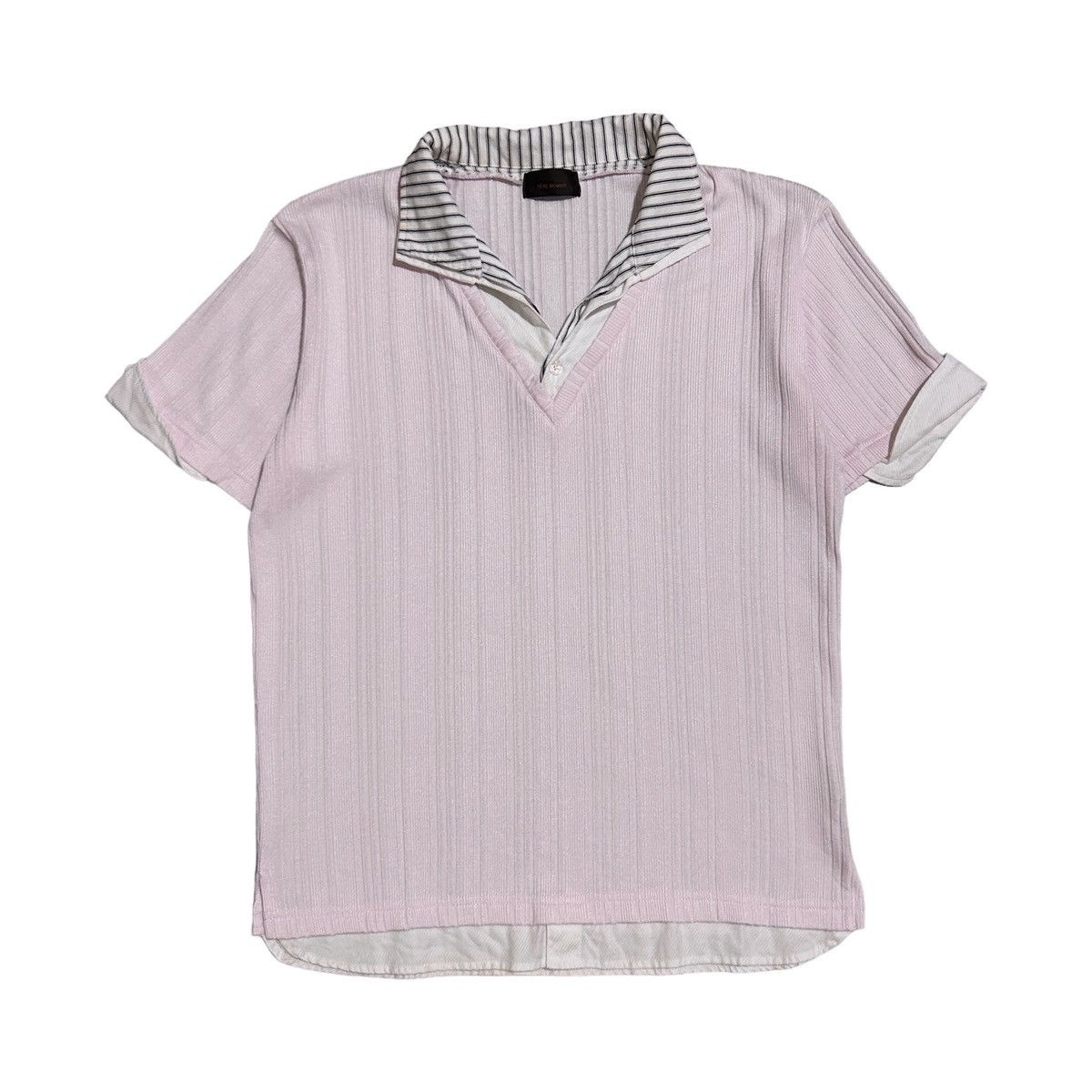 Issey Miyake × Japanese Brand × Tete Homme 1990s Tete Homme - Pink Top Size US M / EU 48-50 / 2 - 1 Thumbnail