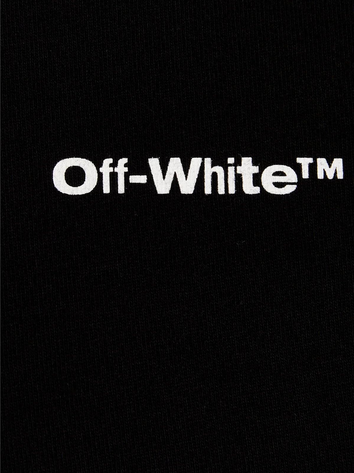Off-White o1y0325 Logo Crewneck T-Shirt in Black Size US XS / EU 42 / 0 - 3 Thumbnail