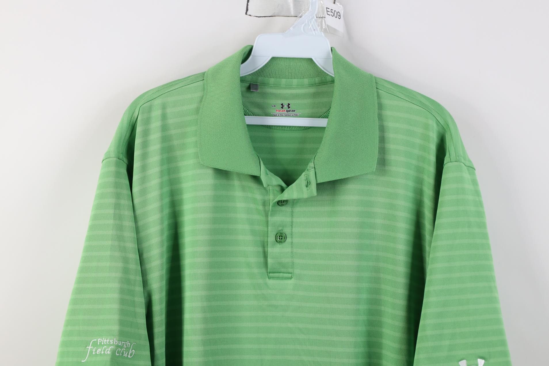 Under Armour Under Armour HeatGear Pittsburgh Field Club Golf Polo Shirt Size US L / EU 52-54 / 3 - 2 Thumbnail