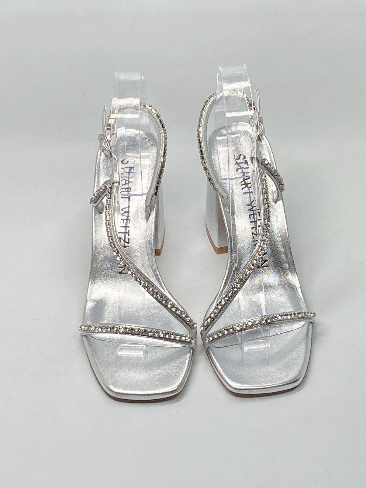 Stuart Weitzman Stuart Weitzman Embellished Metallic Leather Sandals size 6 Size US 6 / IT 36 - 2 Thumbnail
